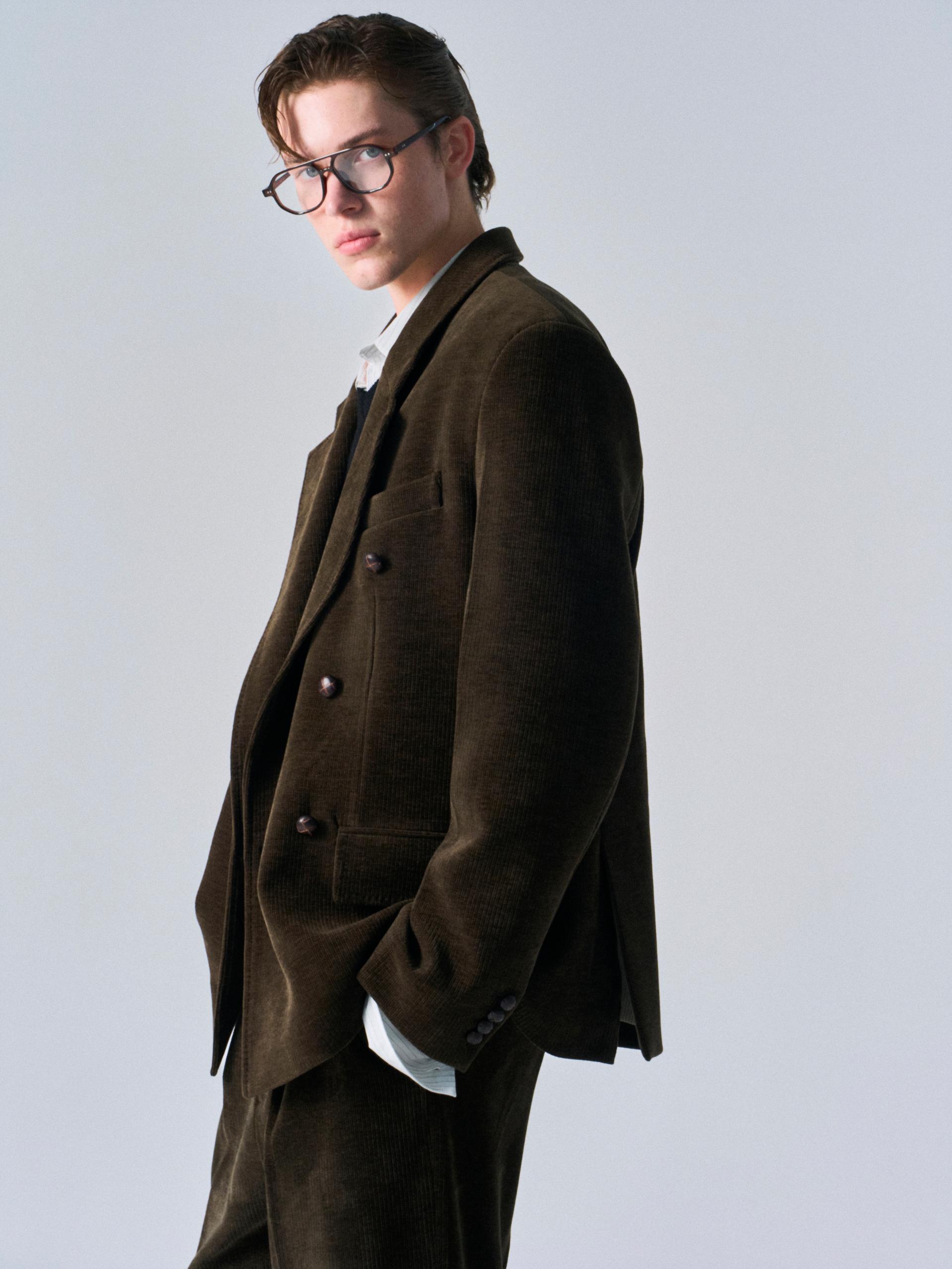 Eden tailored double jacket umber