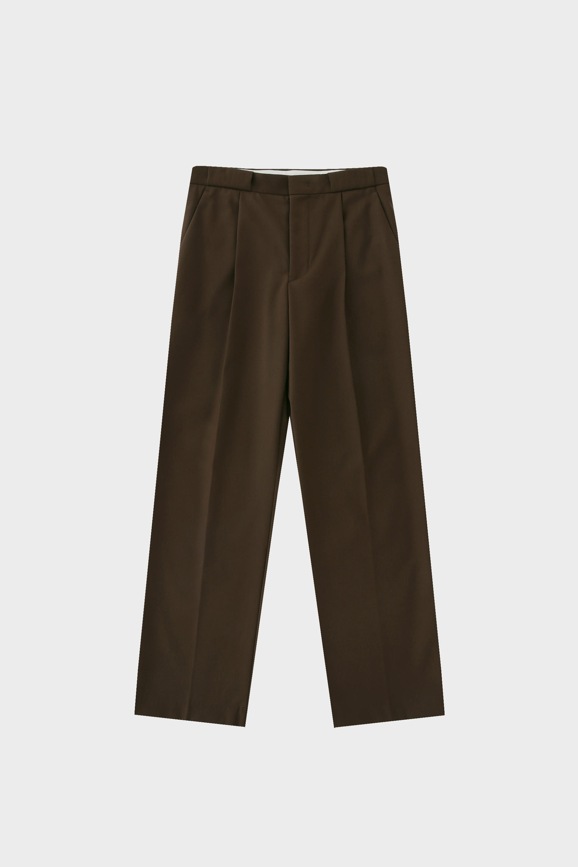 relaxed fit pants brown