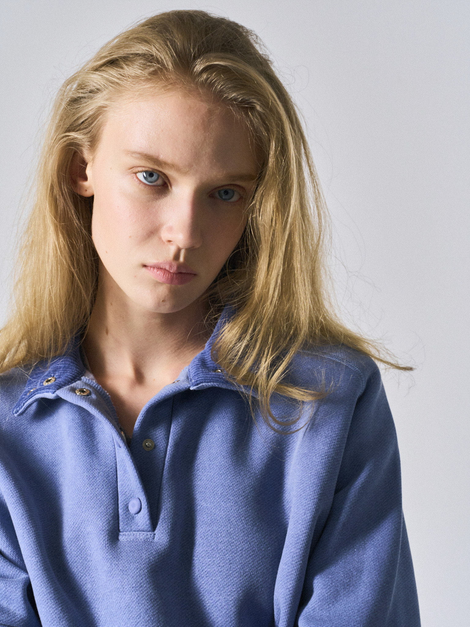 Rumi pullover sweatshirt chalky blue
