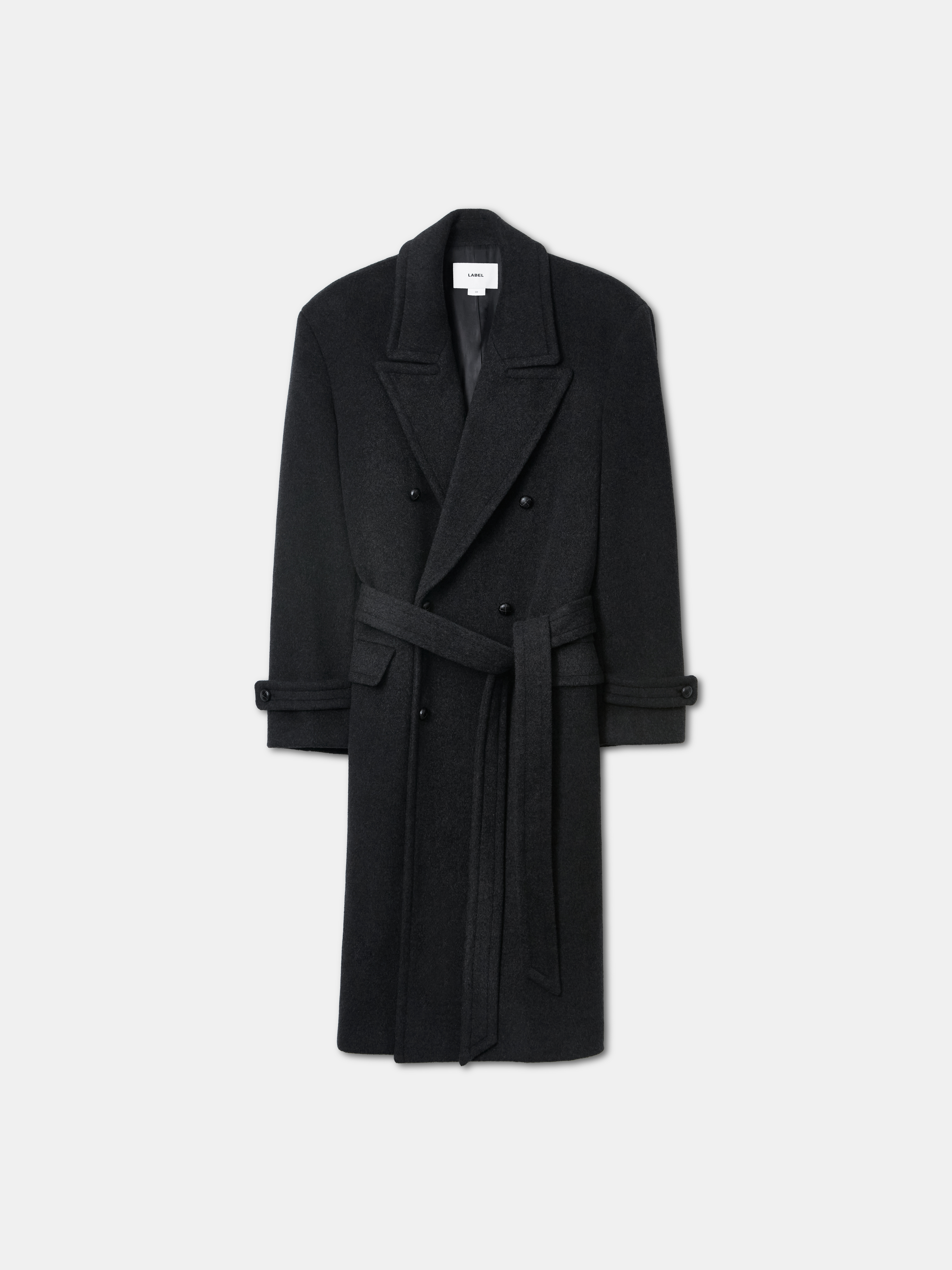 Corwin roomy double coat charcoal