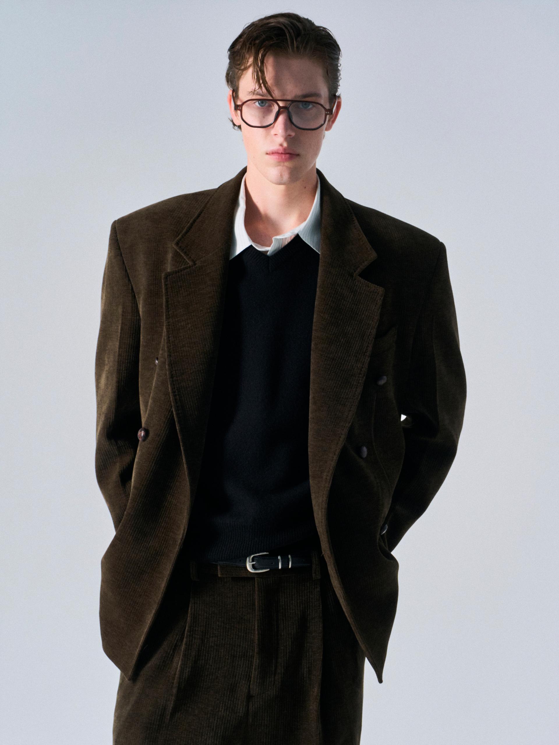 Eden tailored double jacket umber
