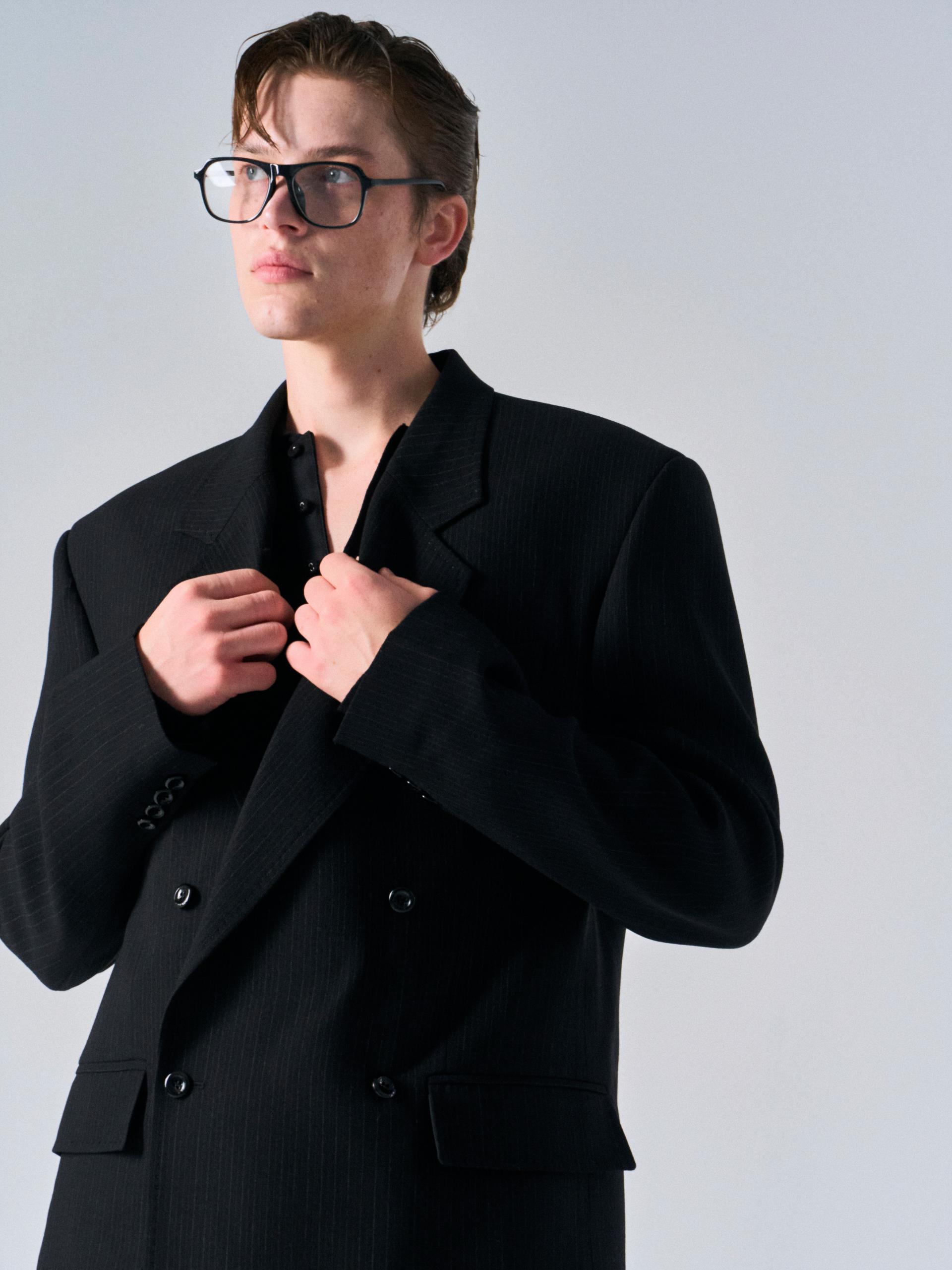Eden tailored double jacket pin stripe