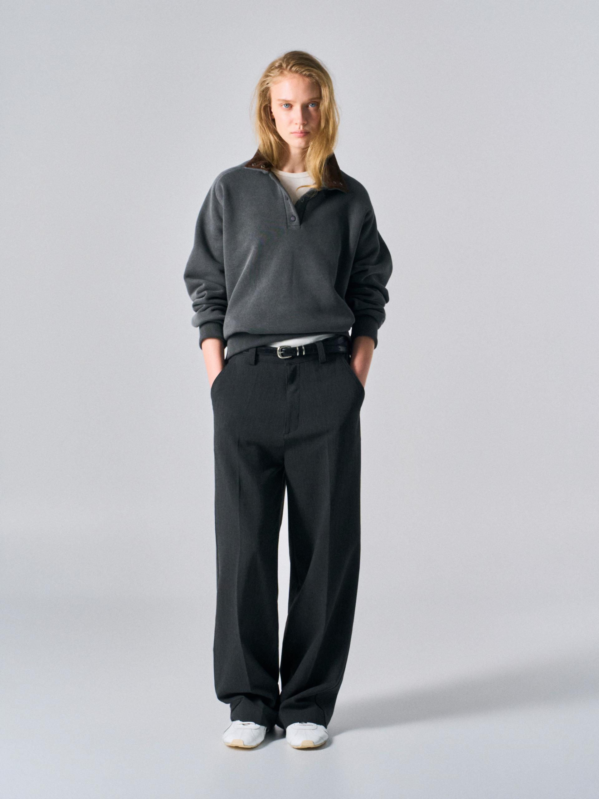 Rumi pullover sweatshirt coal