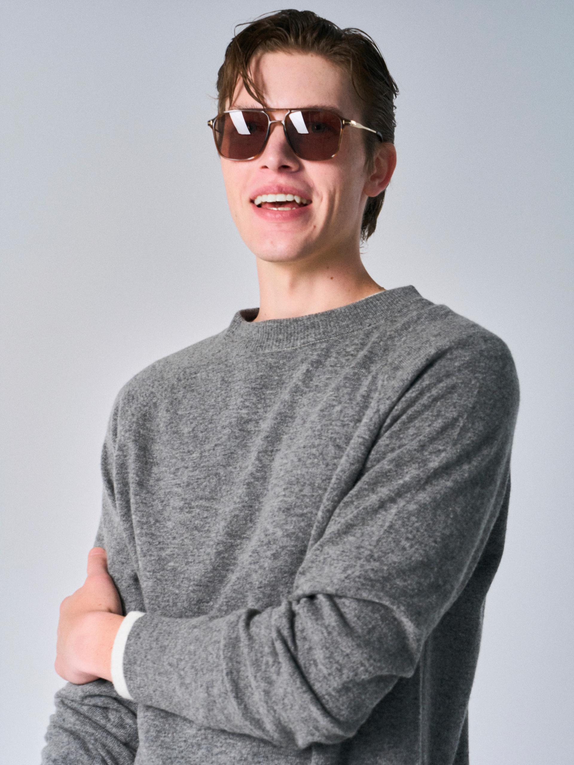 Pace pullover sweater melange grey