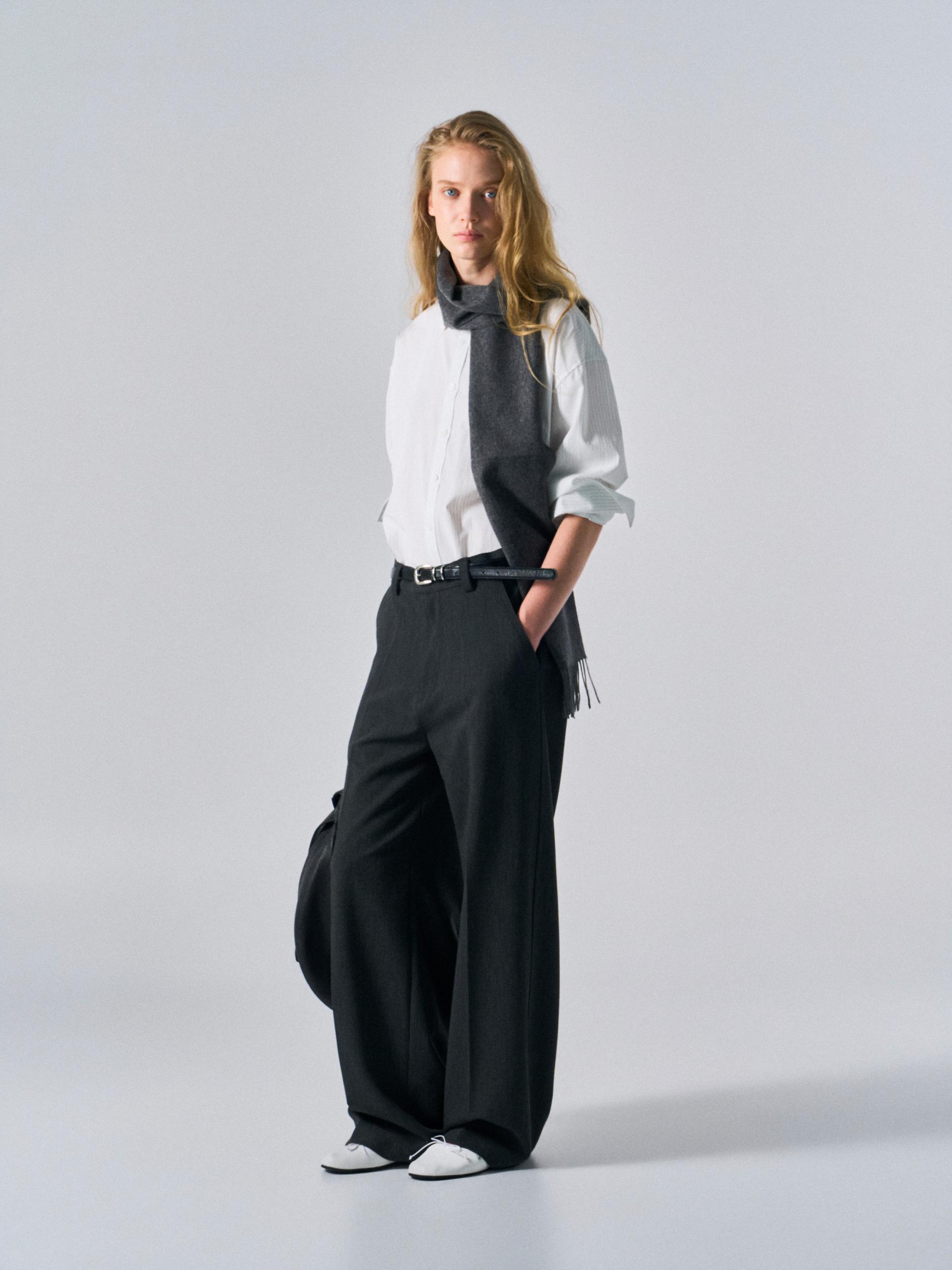 Layne LB wide fit pants slate
