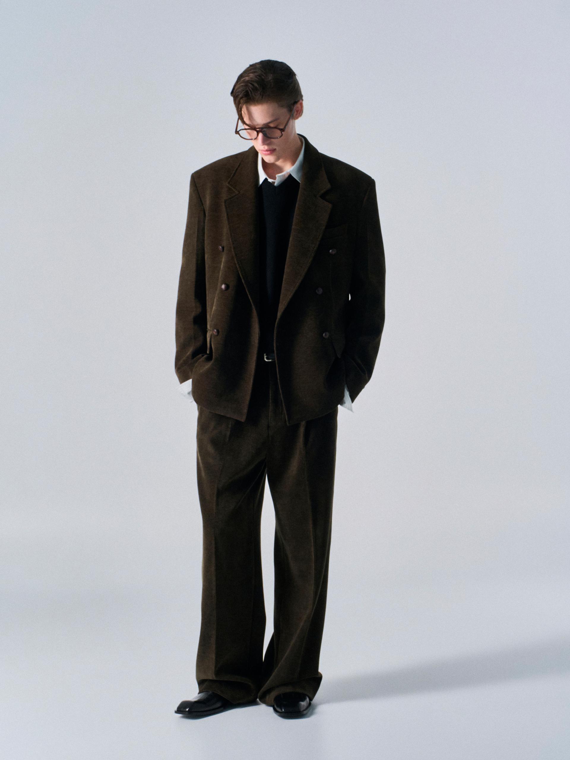Eden tailored double jacket umber