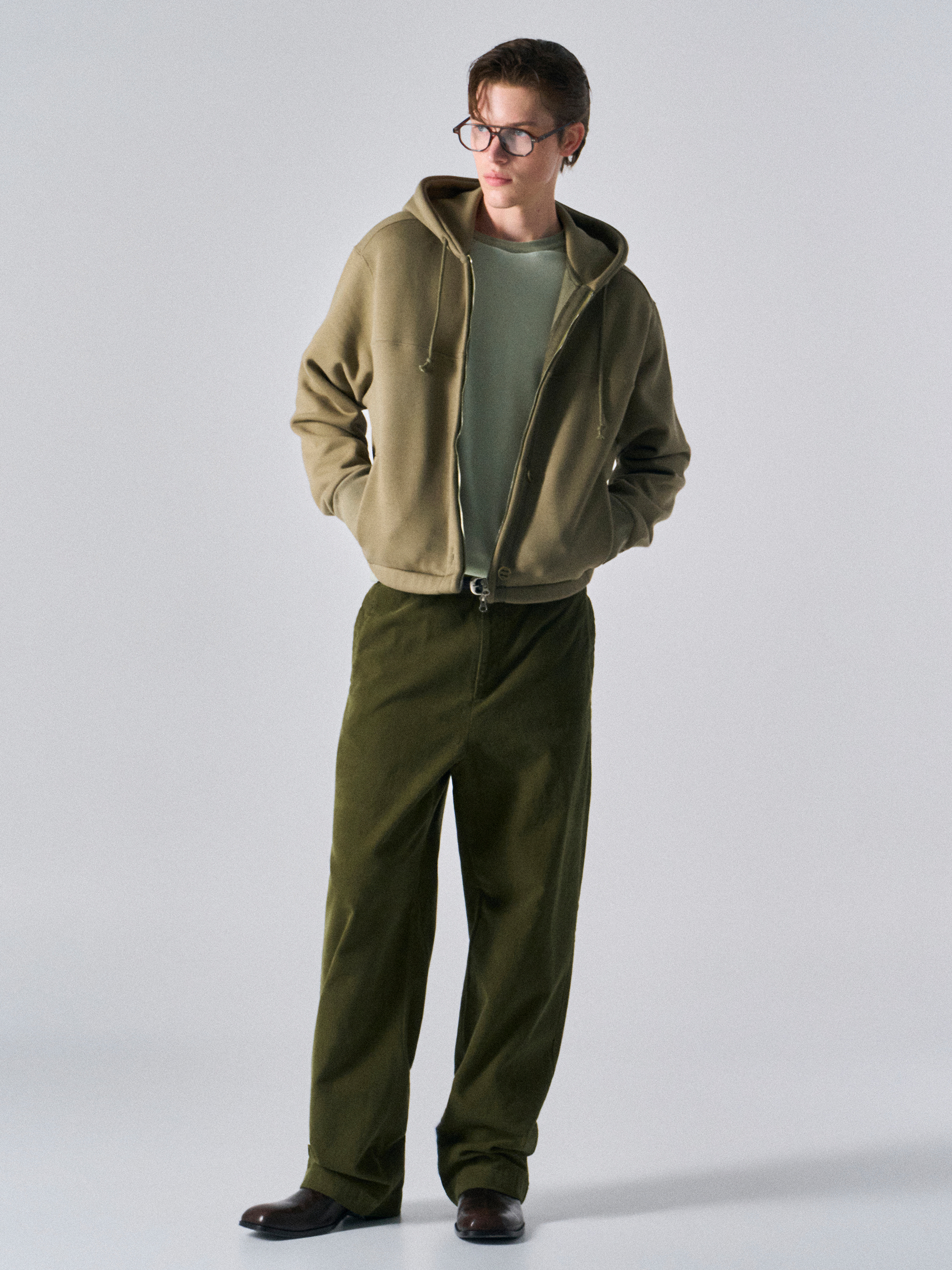 Rory two-way hoodie caper
