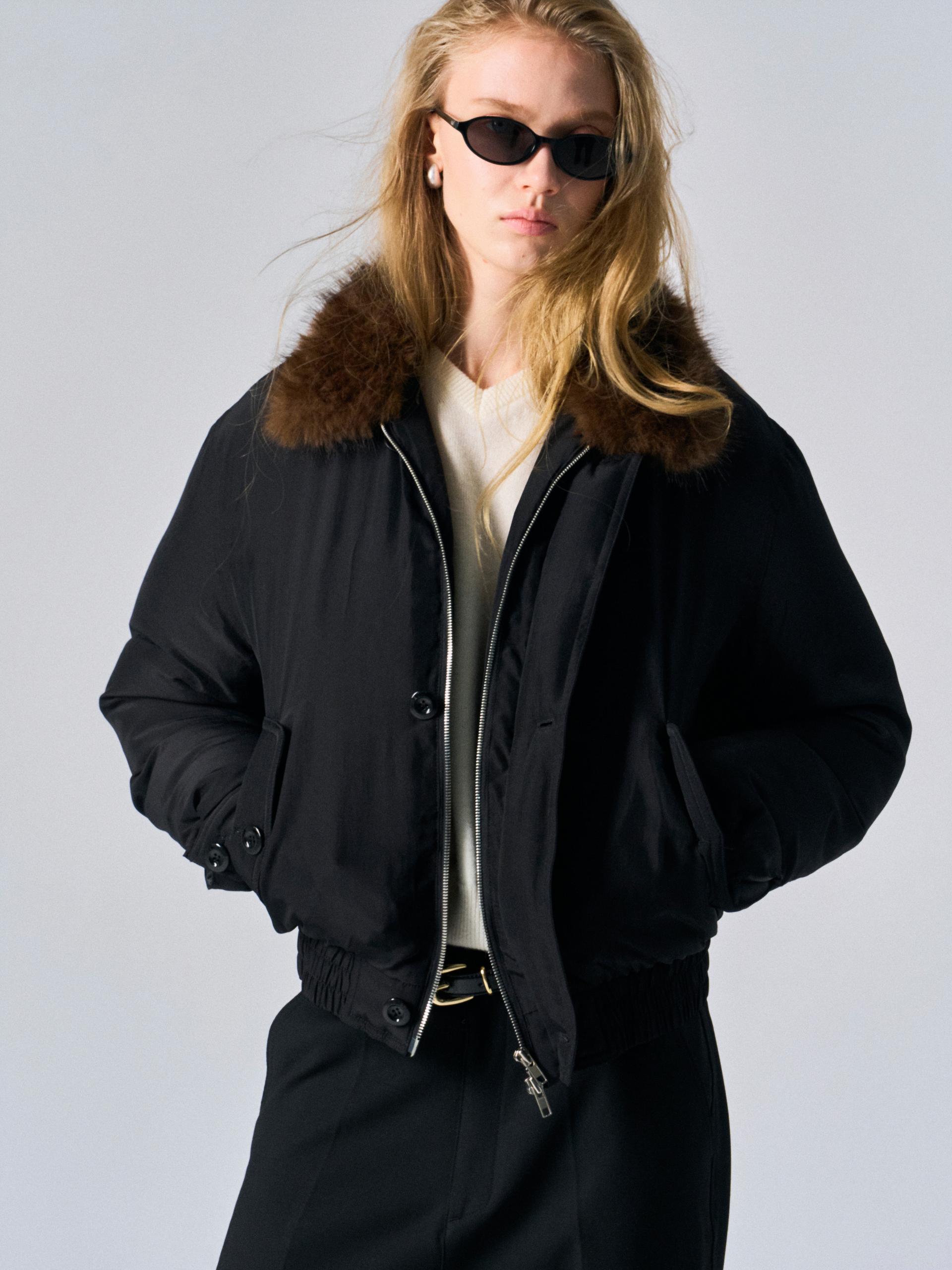 Dover goose down jacket black
