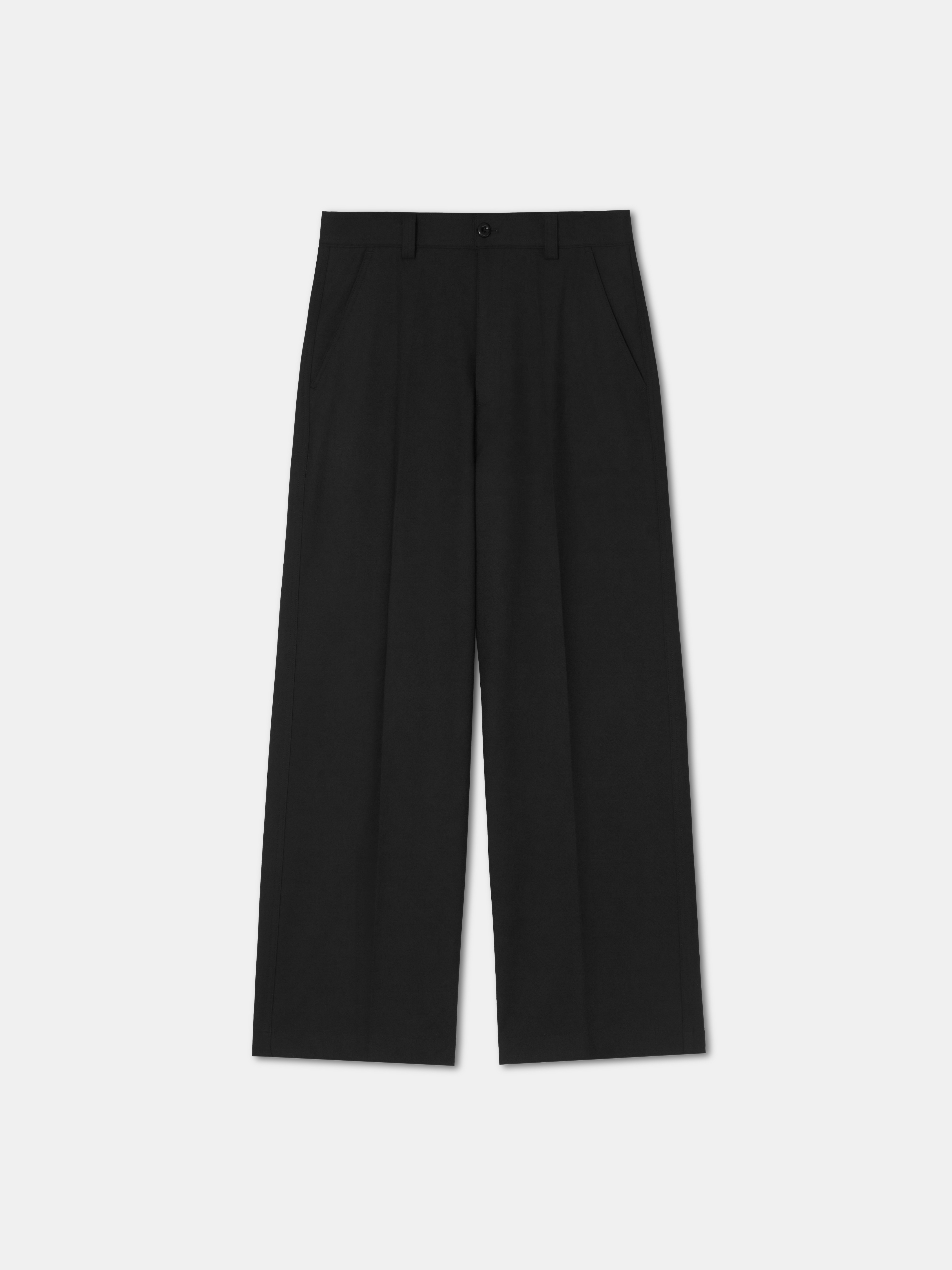 Layne LB wide fit pants matte black