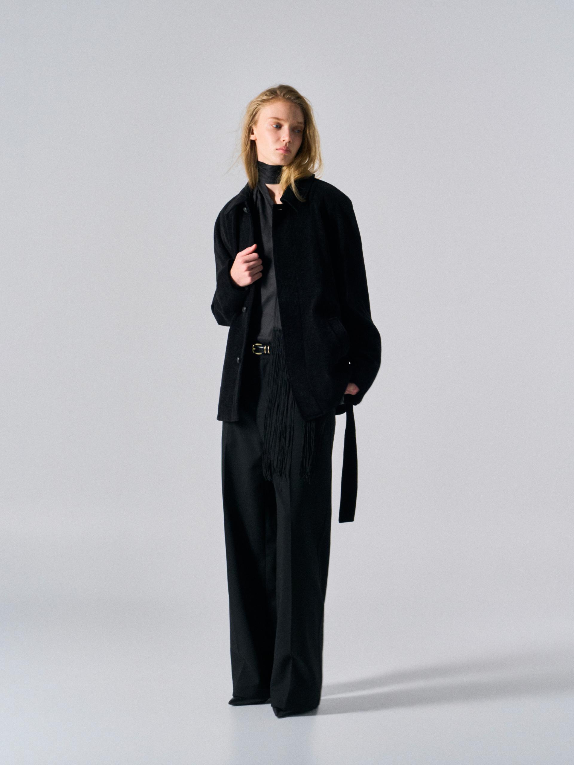 Rene arch raglan half coat black