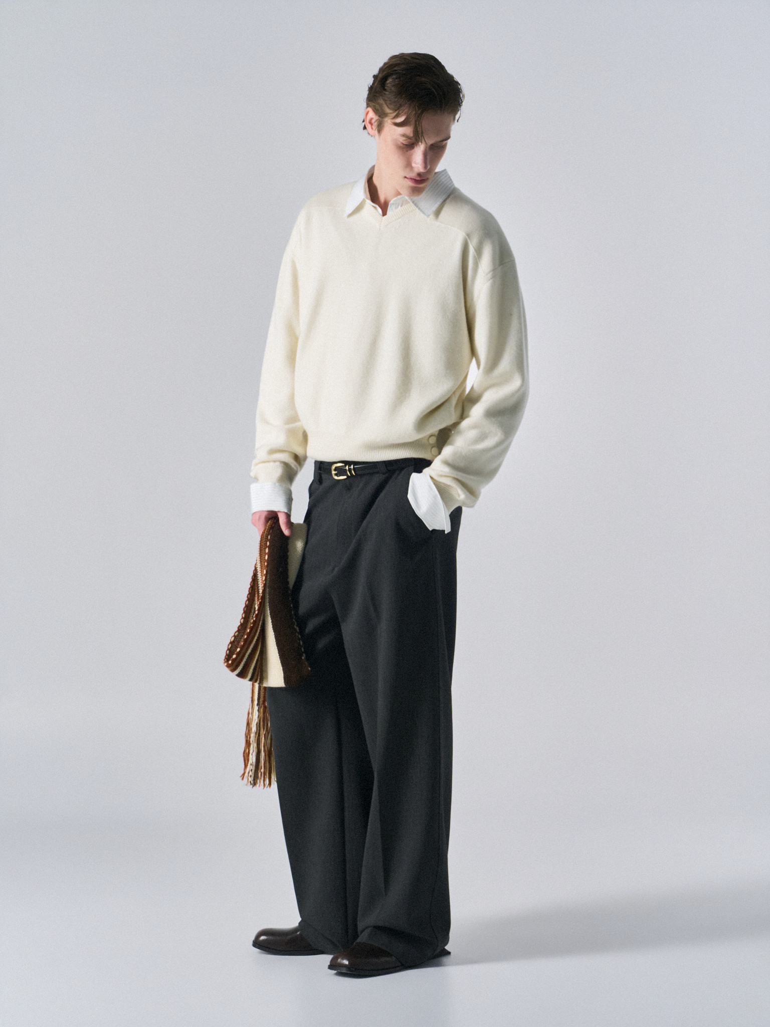 Layne LB wide fit pants slate
