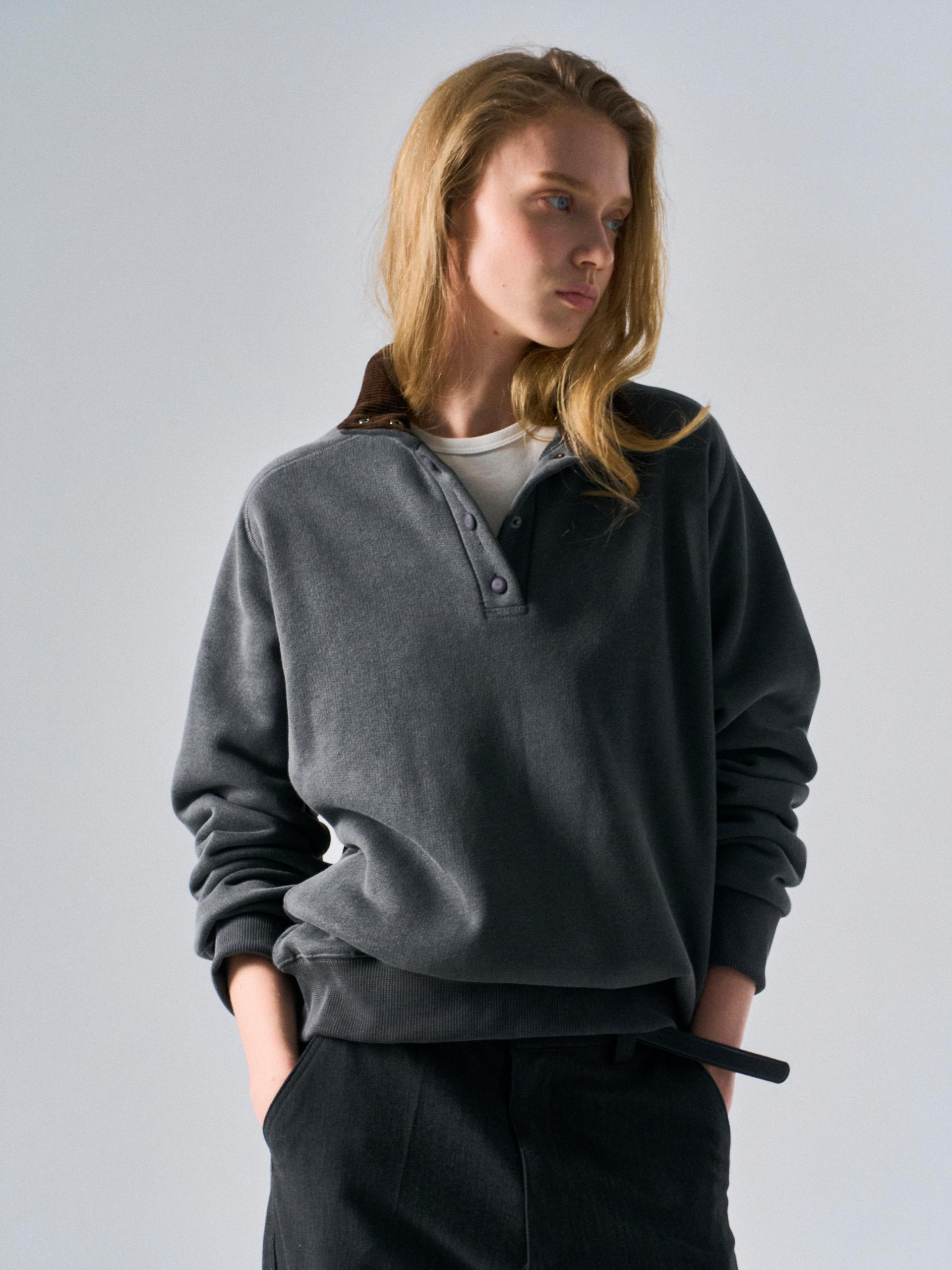 Rumi pullover sweatshirt coal