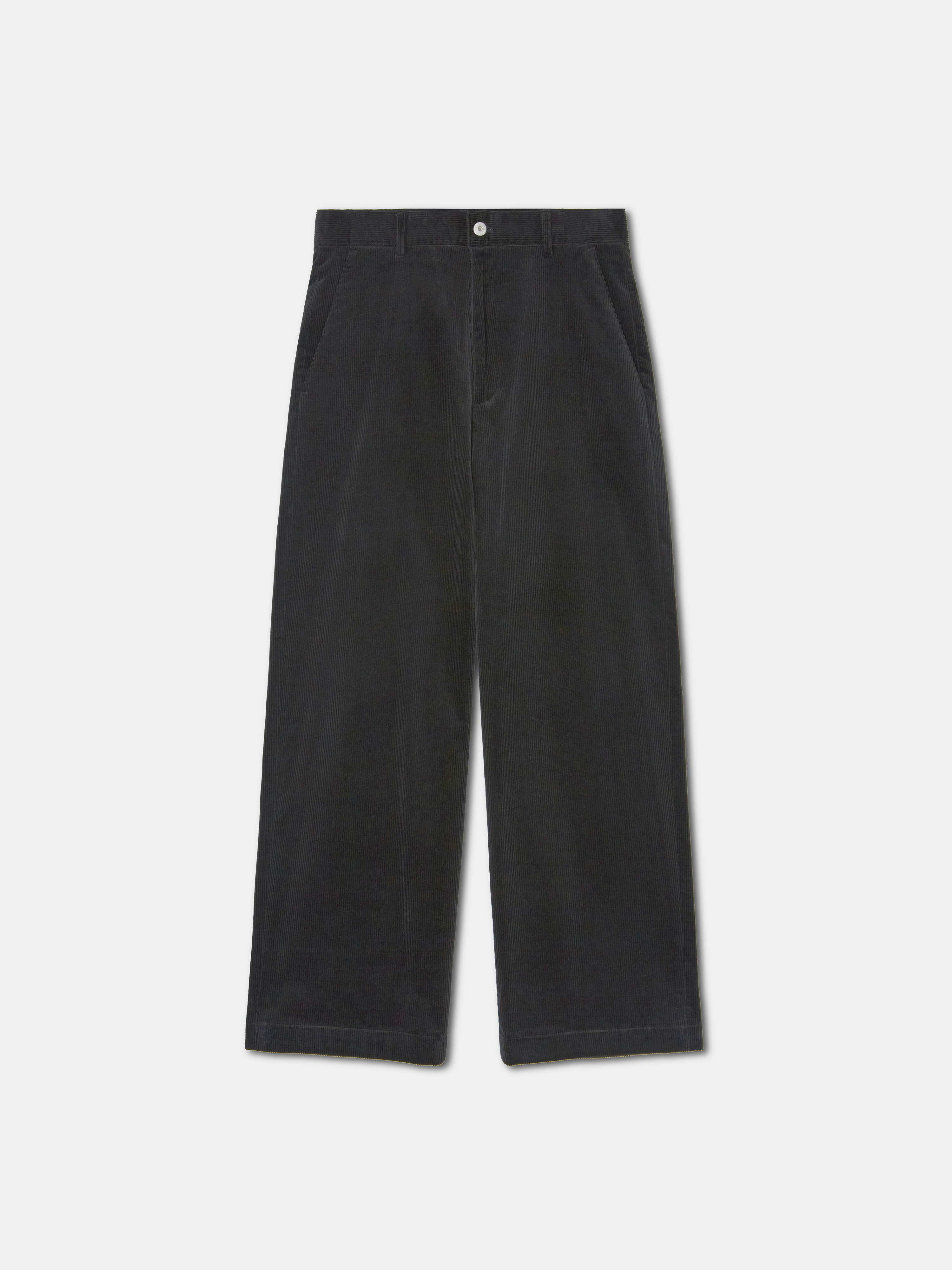 Bronte wide wale corduroy pants grey