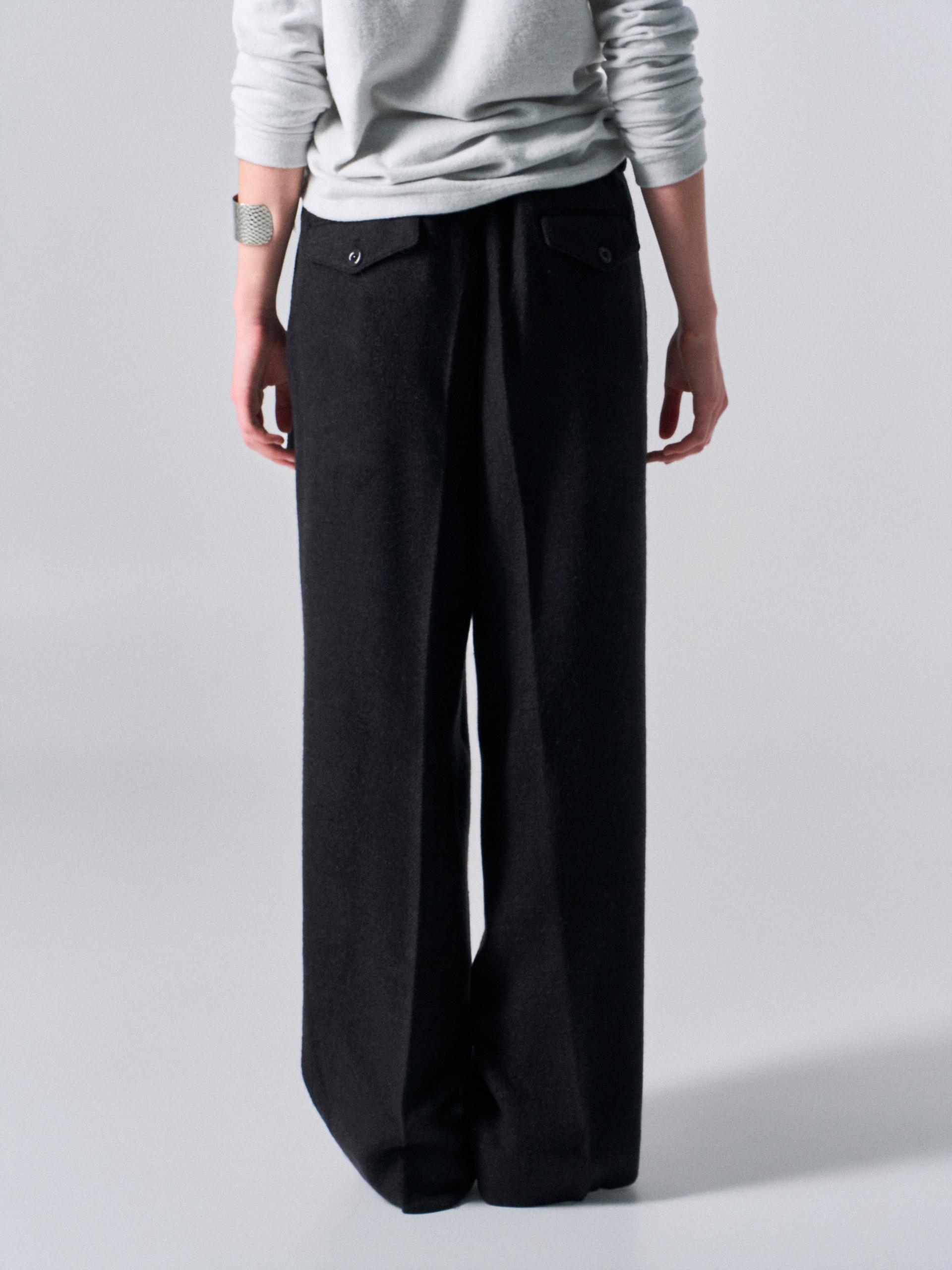 Linton shade belted pant coal