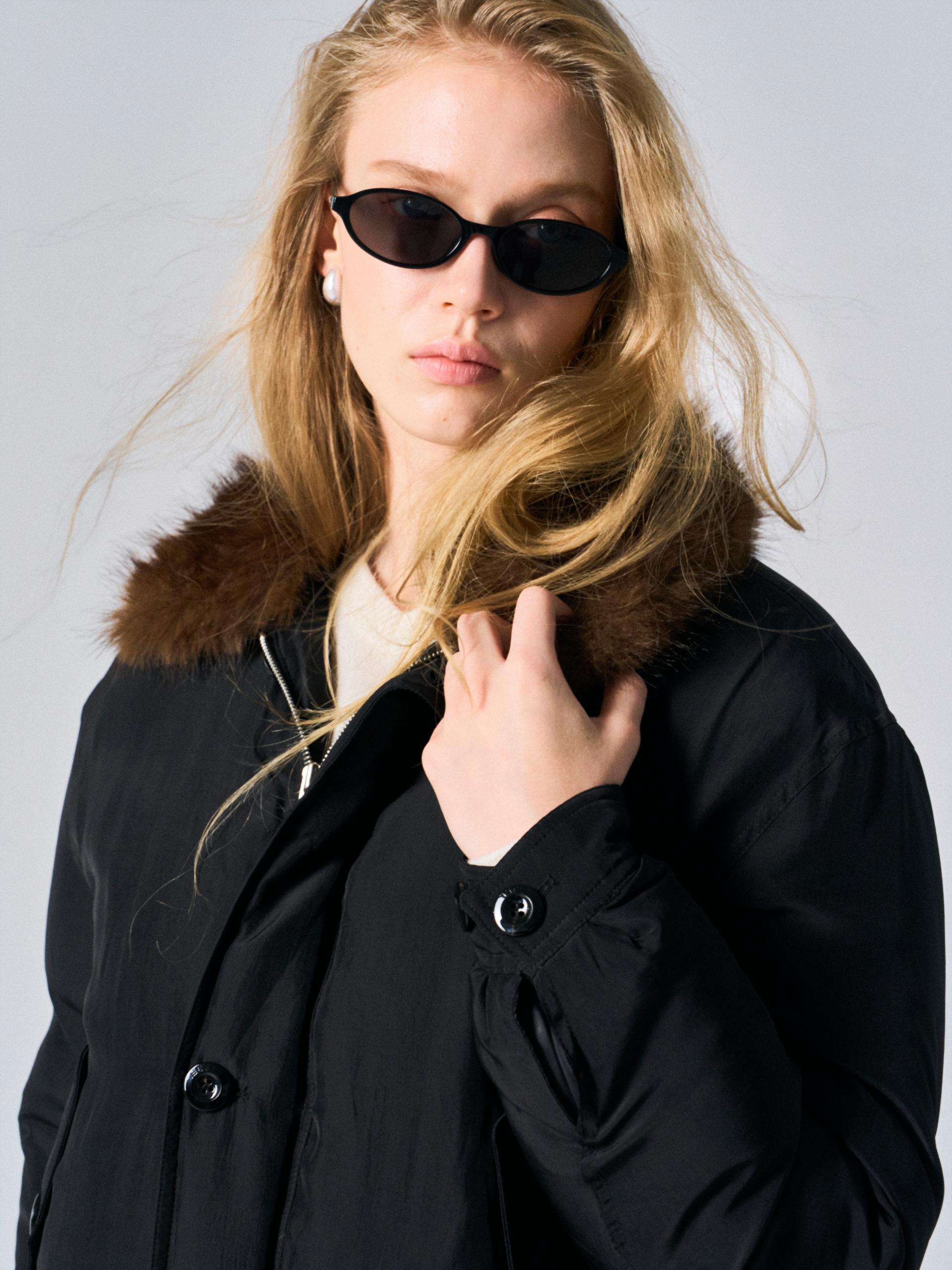 Dover goose down jacket black