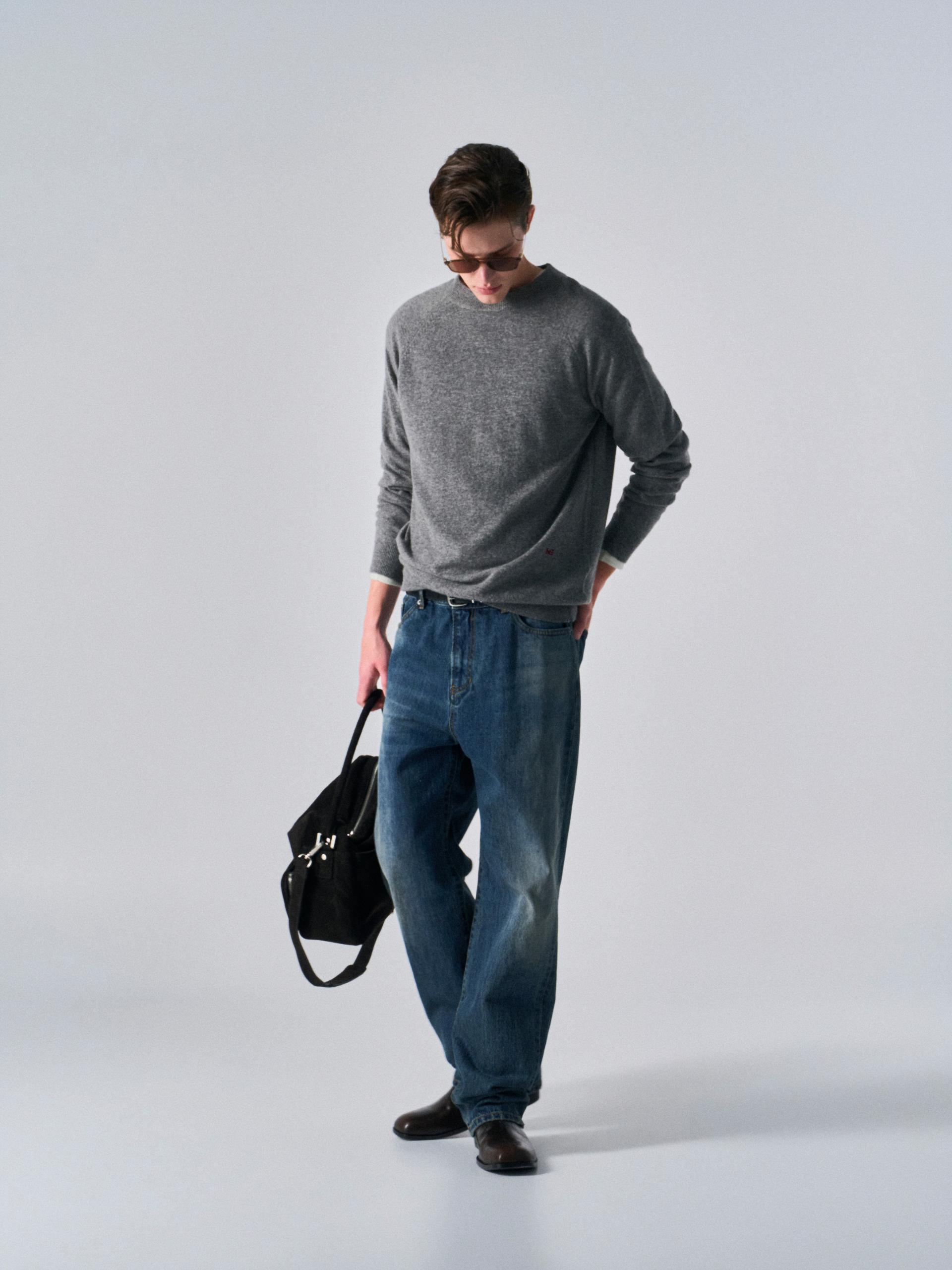 Pace pullover sweater melange grey