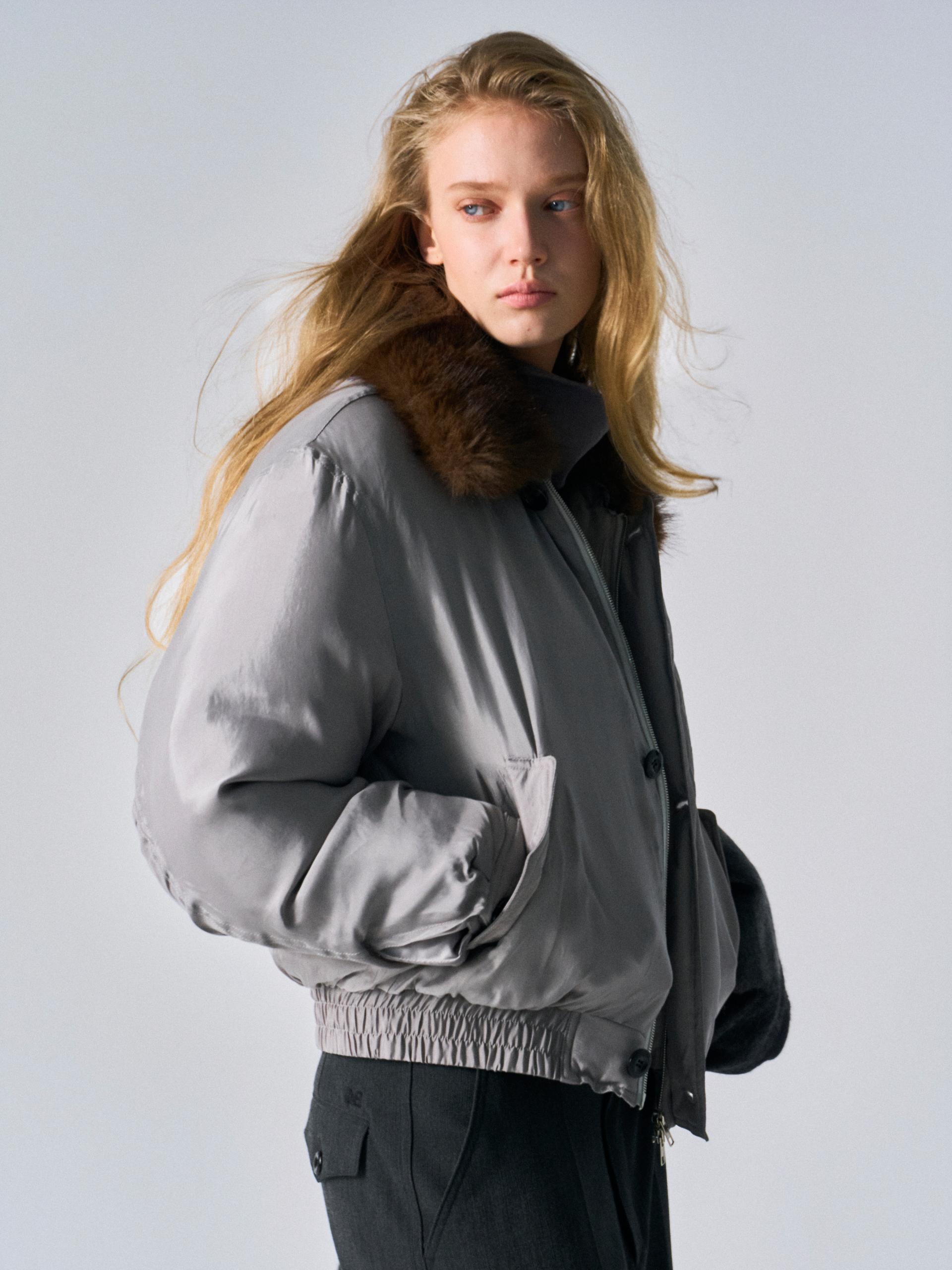 Dover goose down jacket silver