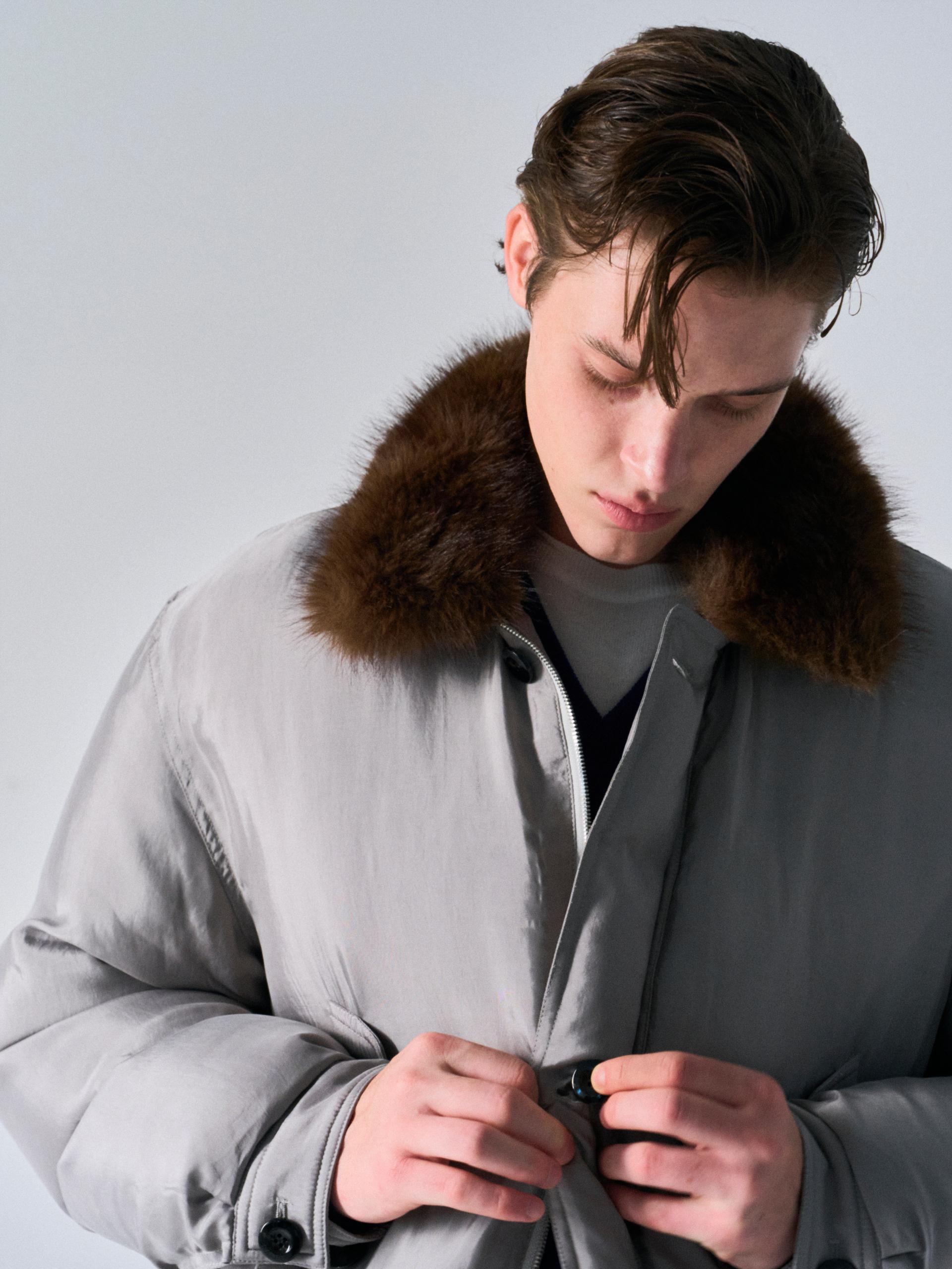 Dover goose down jacket silver