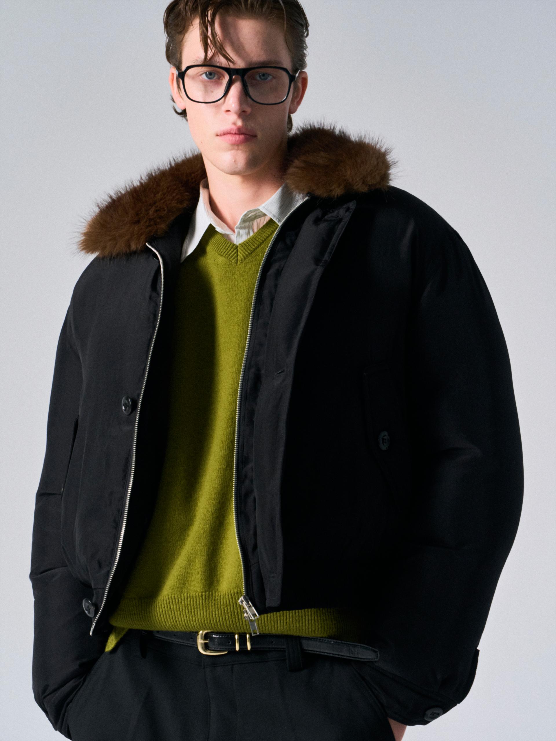Dover goose down jacket black