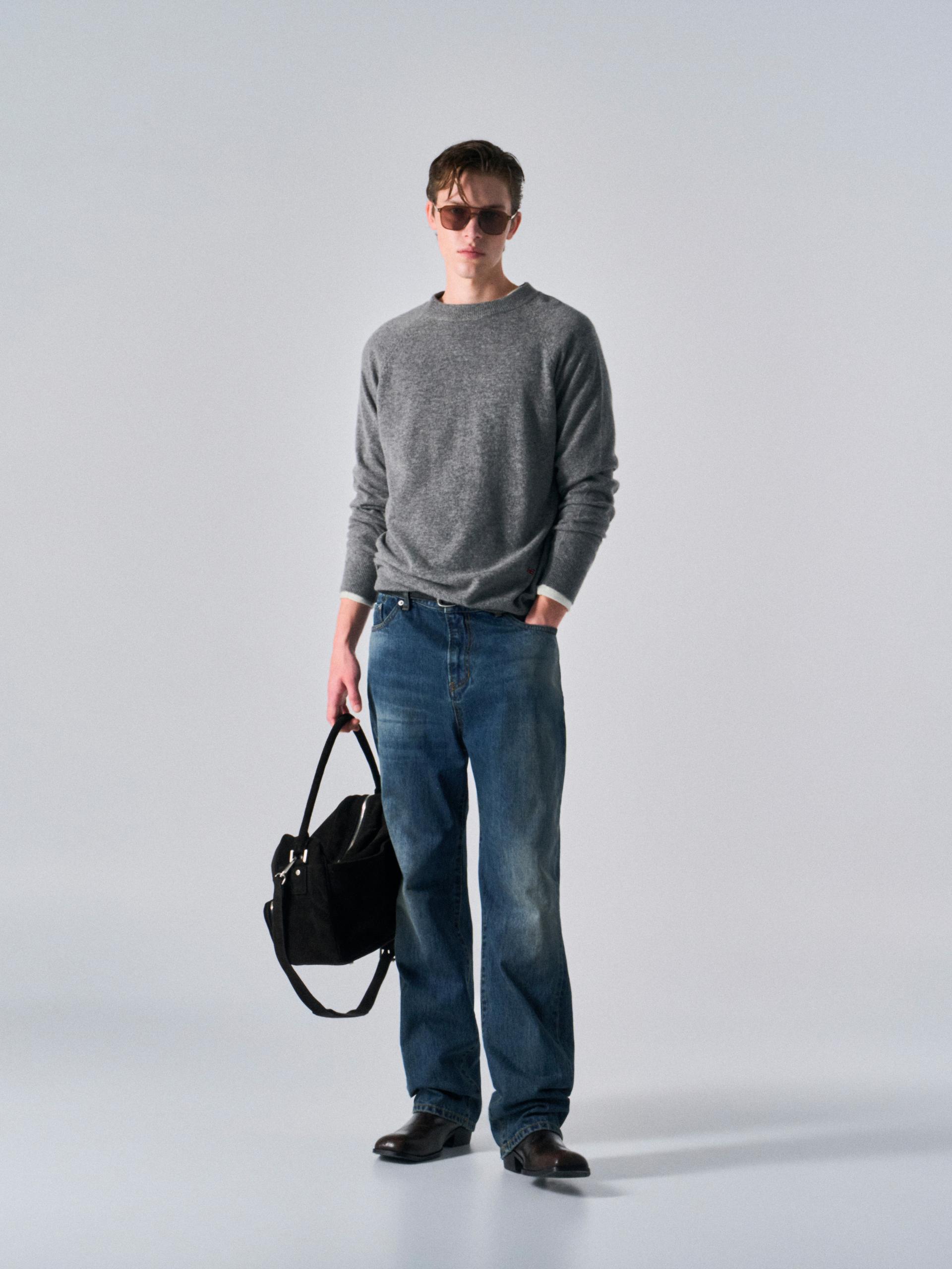 Pace pullover sweater melange grey