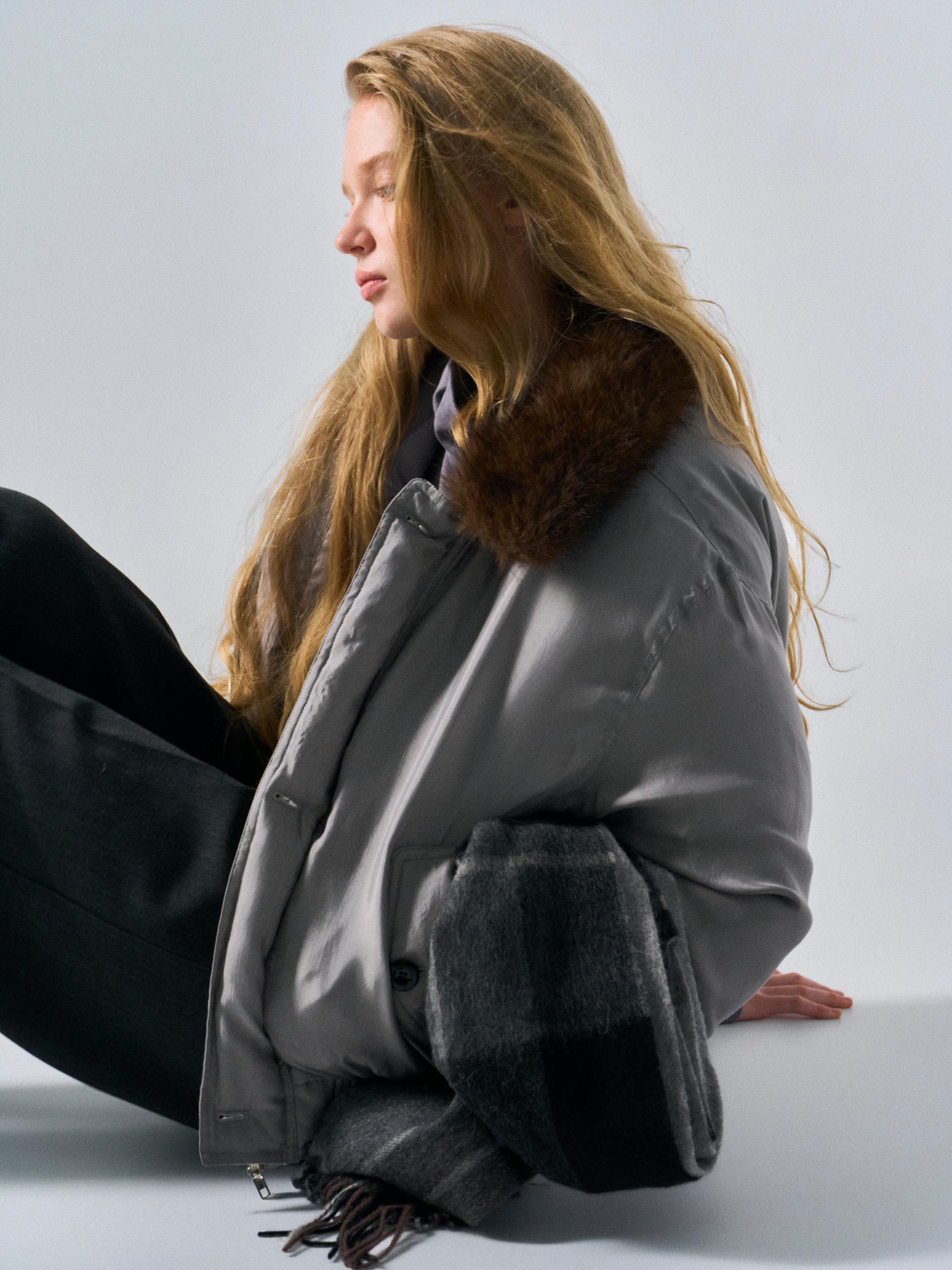 Dover goose down jacket silver