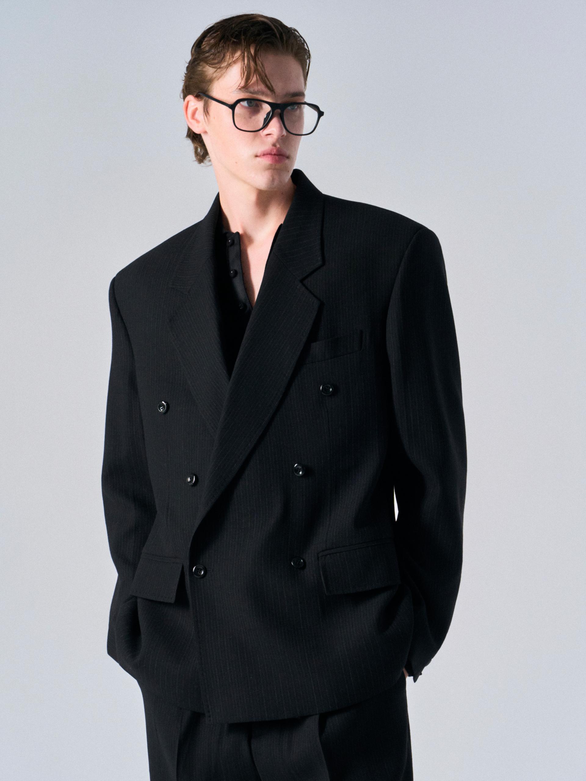 Eden tailored double jacket pin stripe