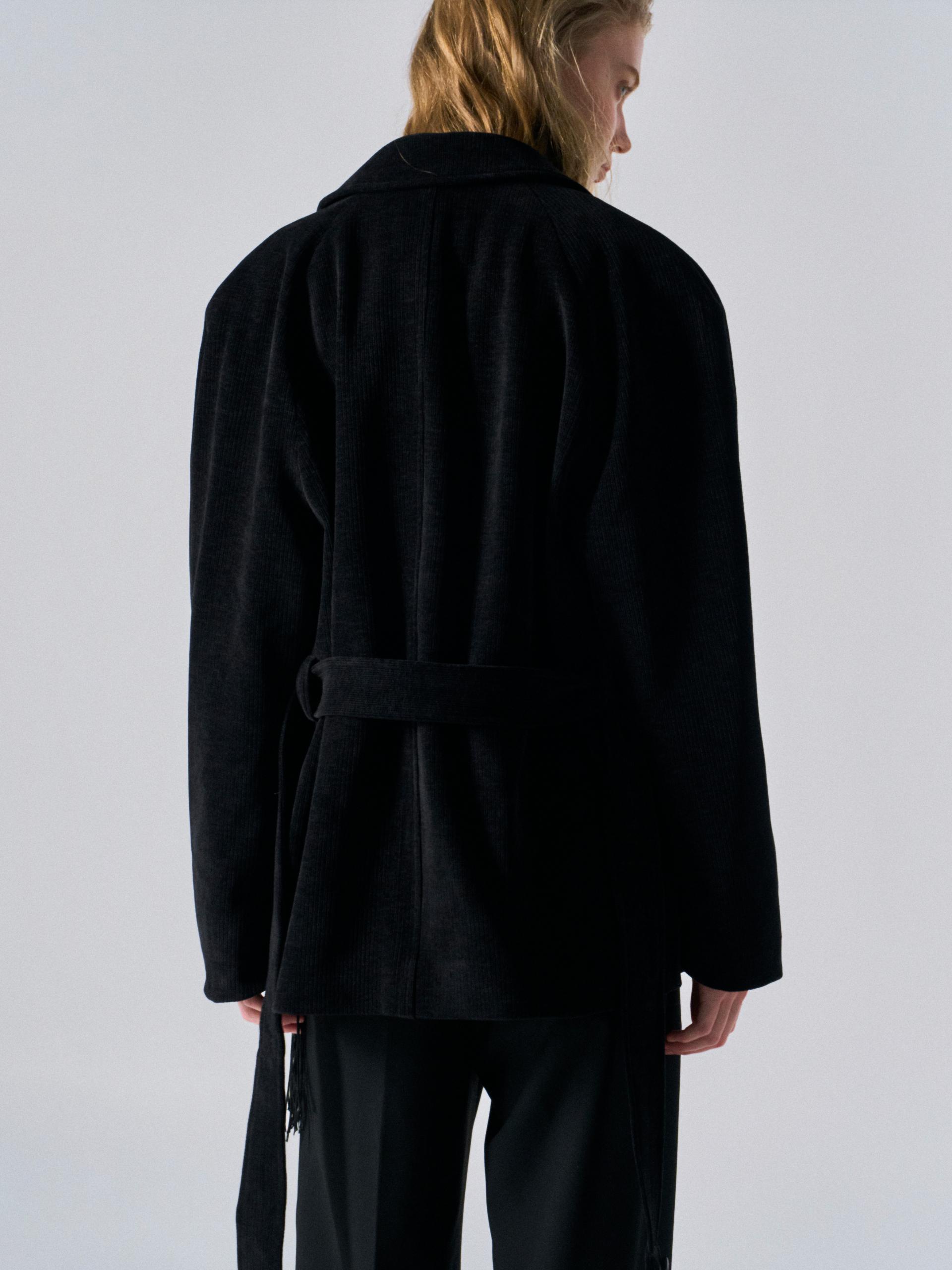 Rene arch raglan half coat black