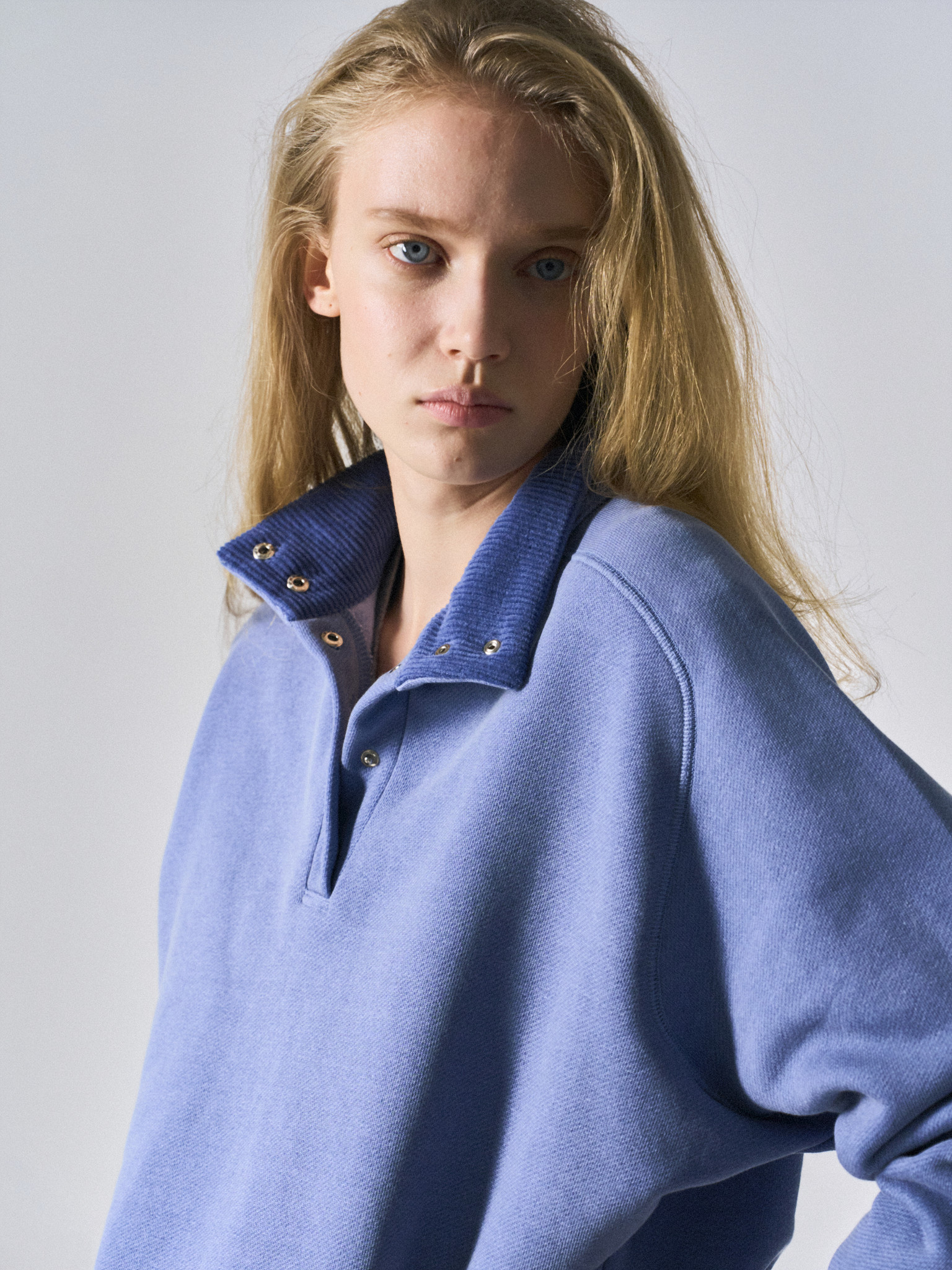 Rumi pullover sweatshirt chalky blue