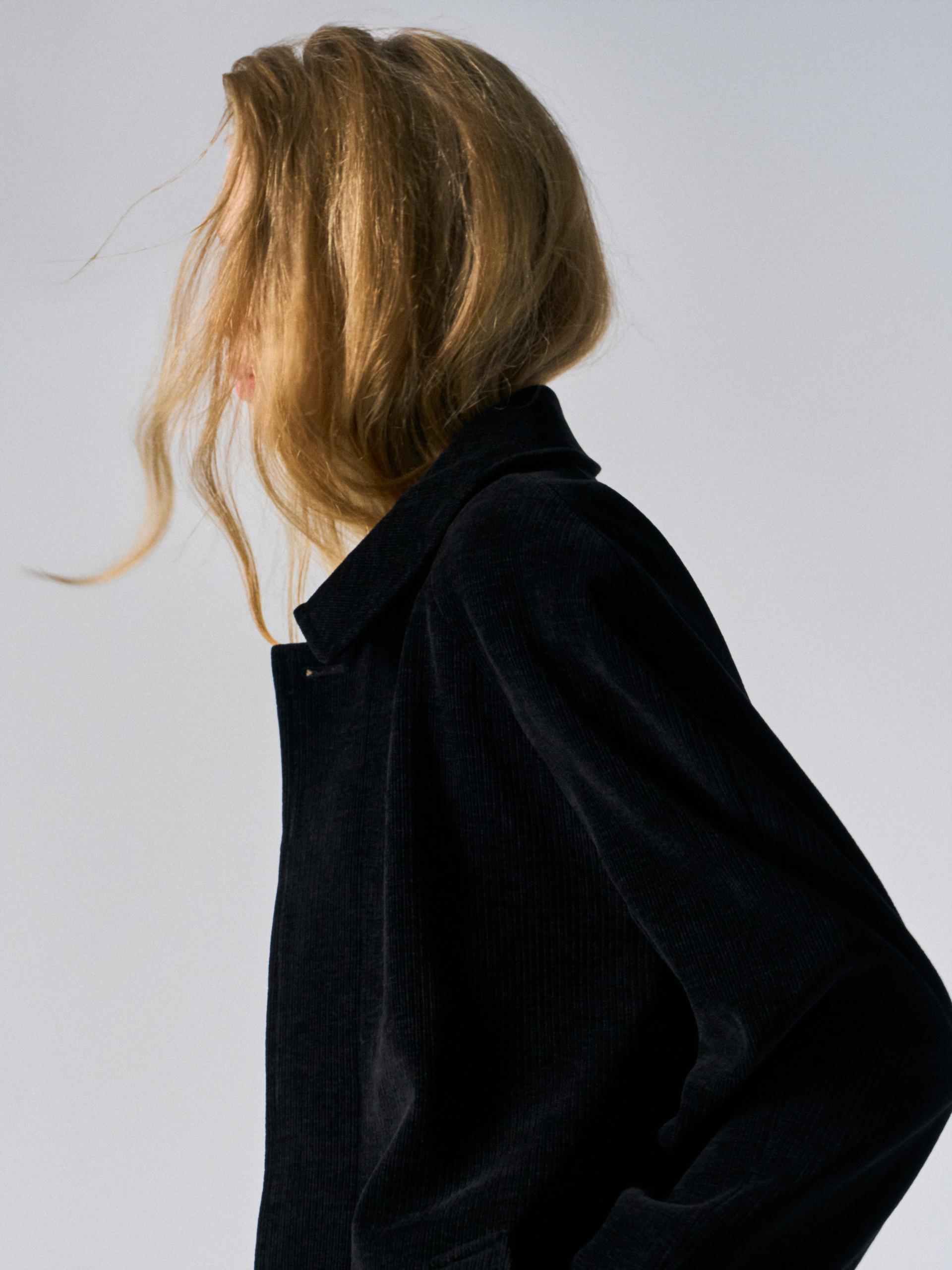 Rene arch raglan half coat black