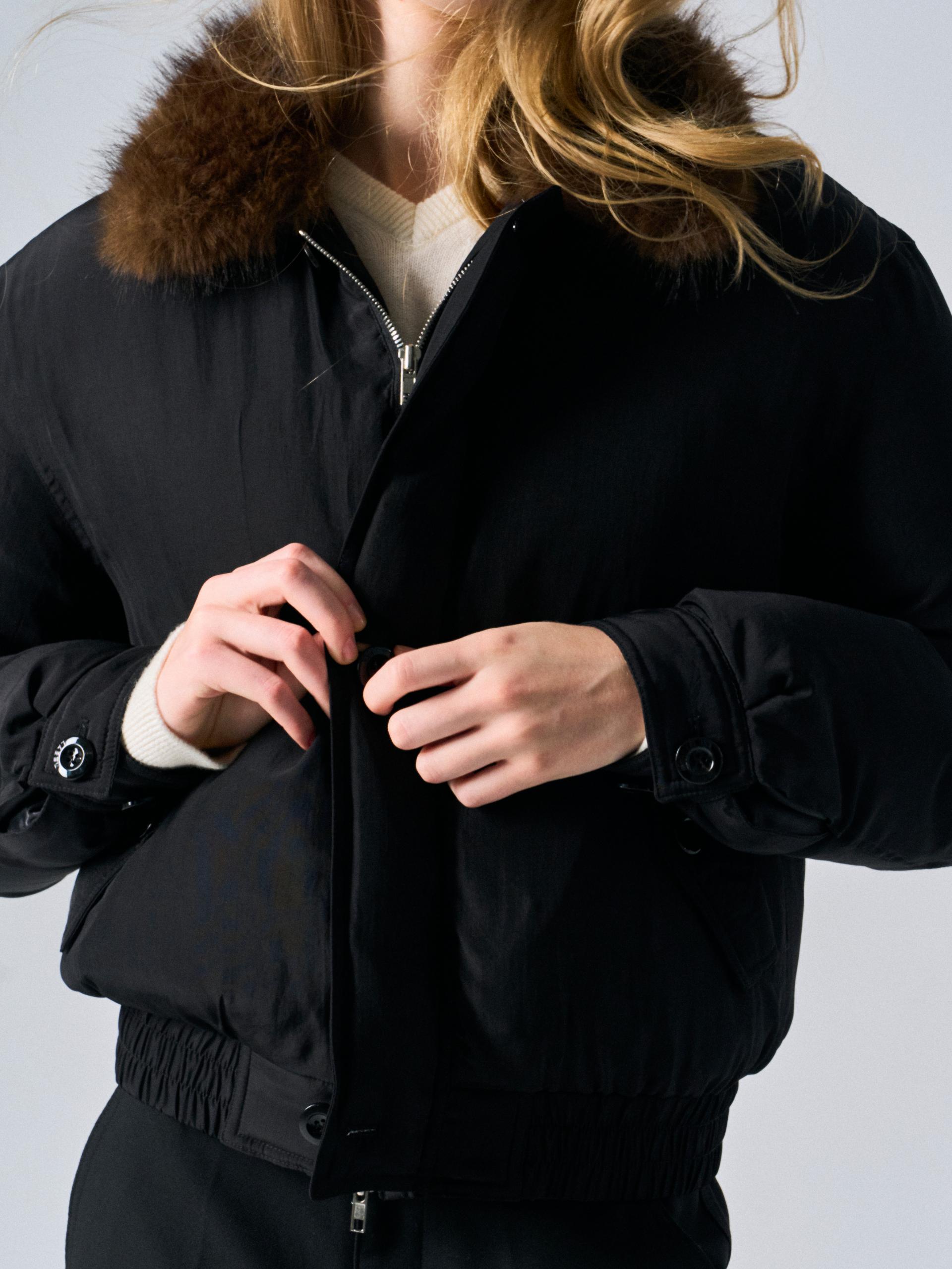 Dover goose down jacket black
