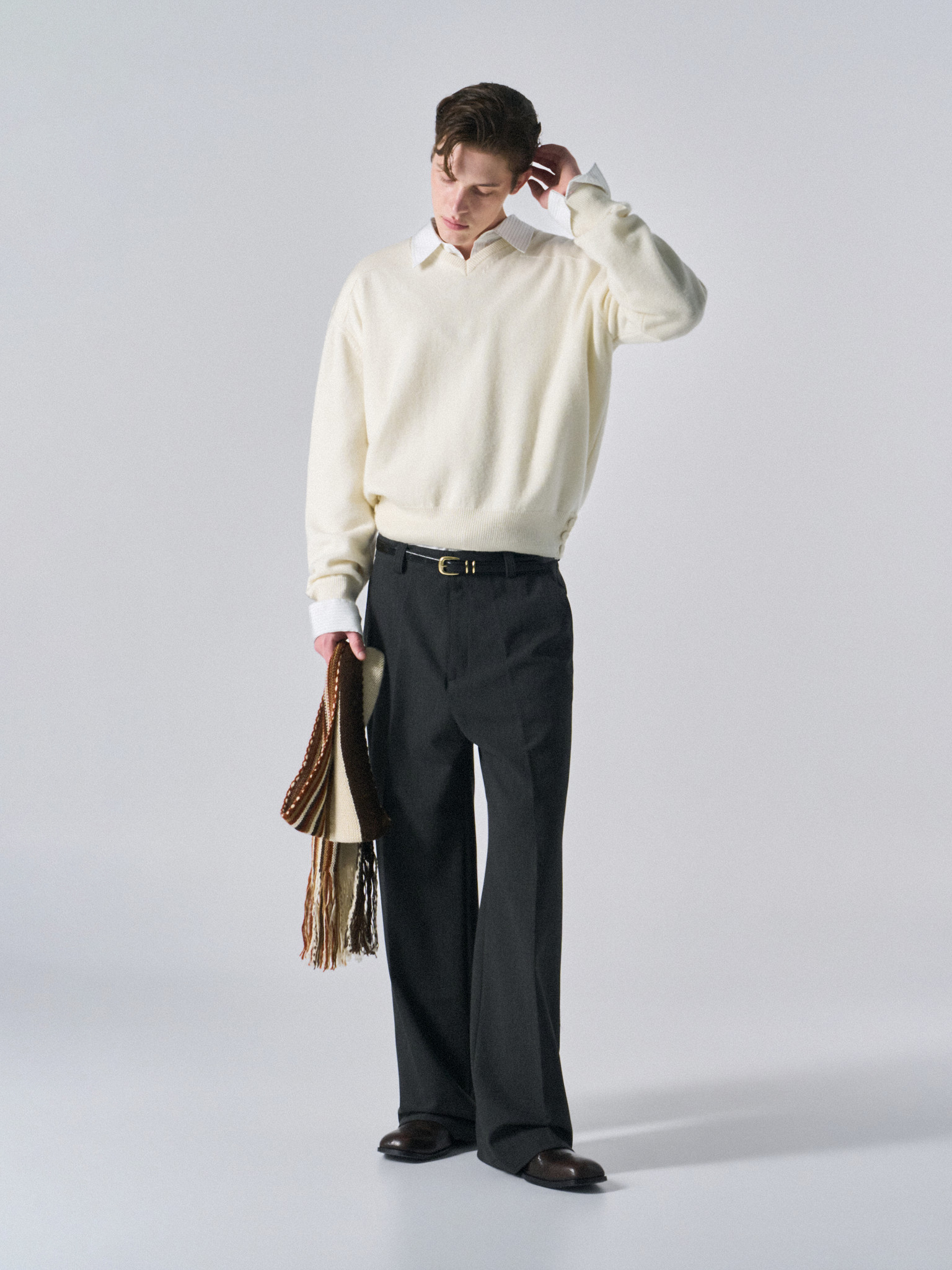 Layne LB wide fit pants slate