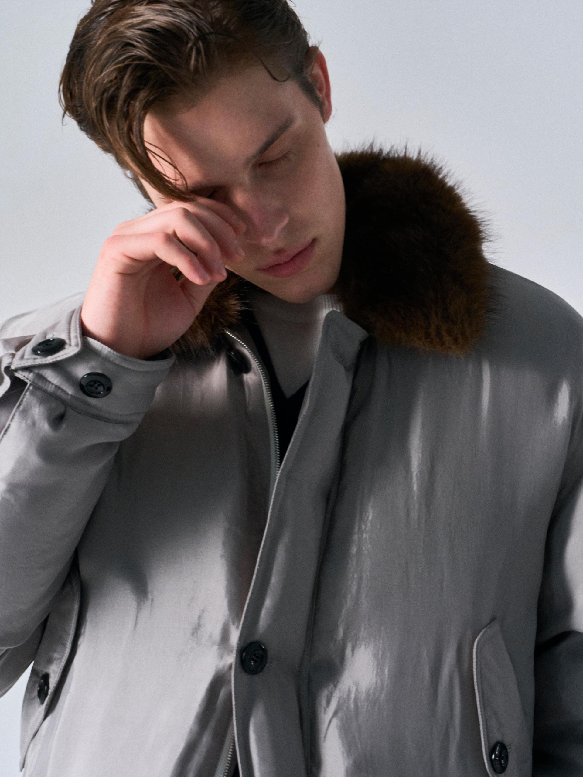 Dover goose down jacket silver