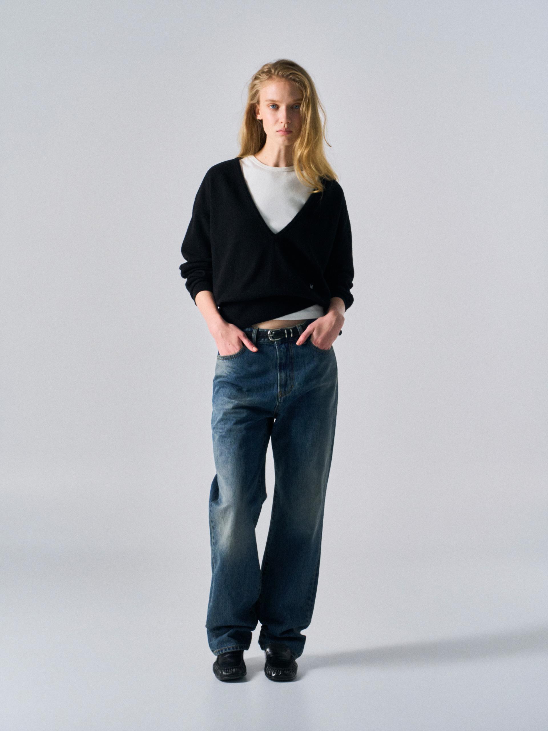 Ashton straight fit jeans vintage blue
