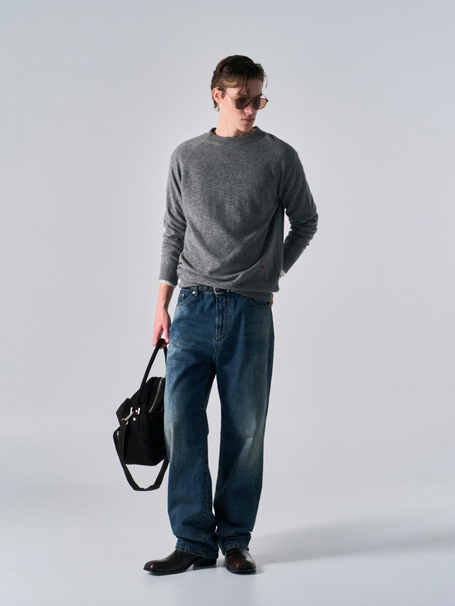 Pace pullover sweater melange grey