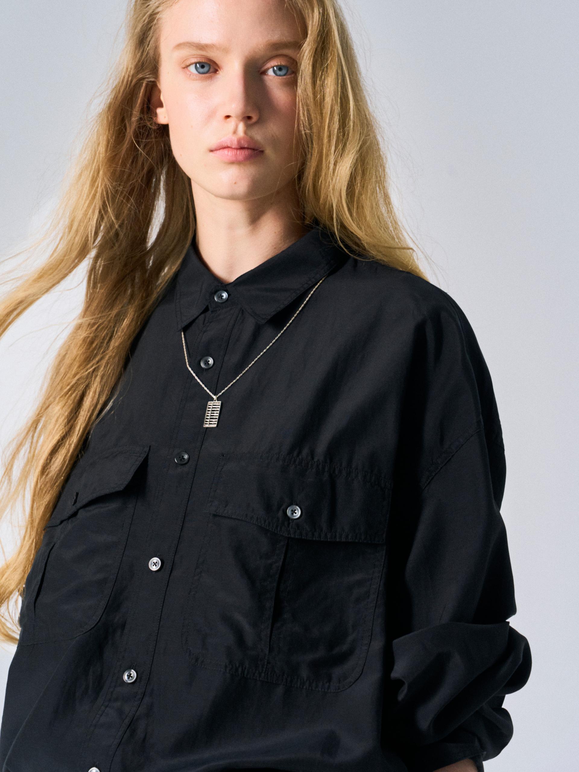 Astor silk shirt black