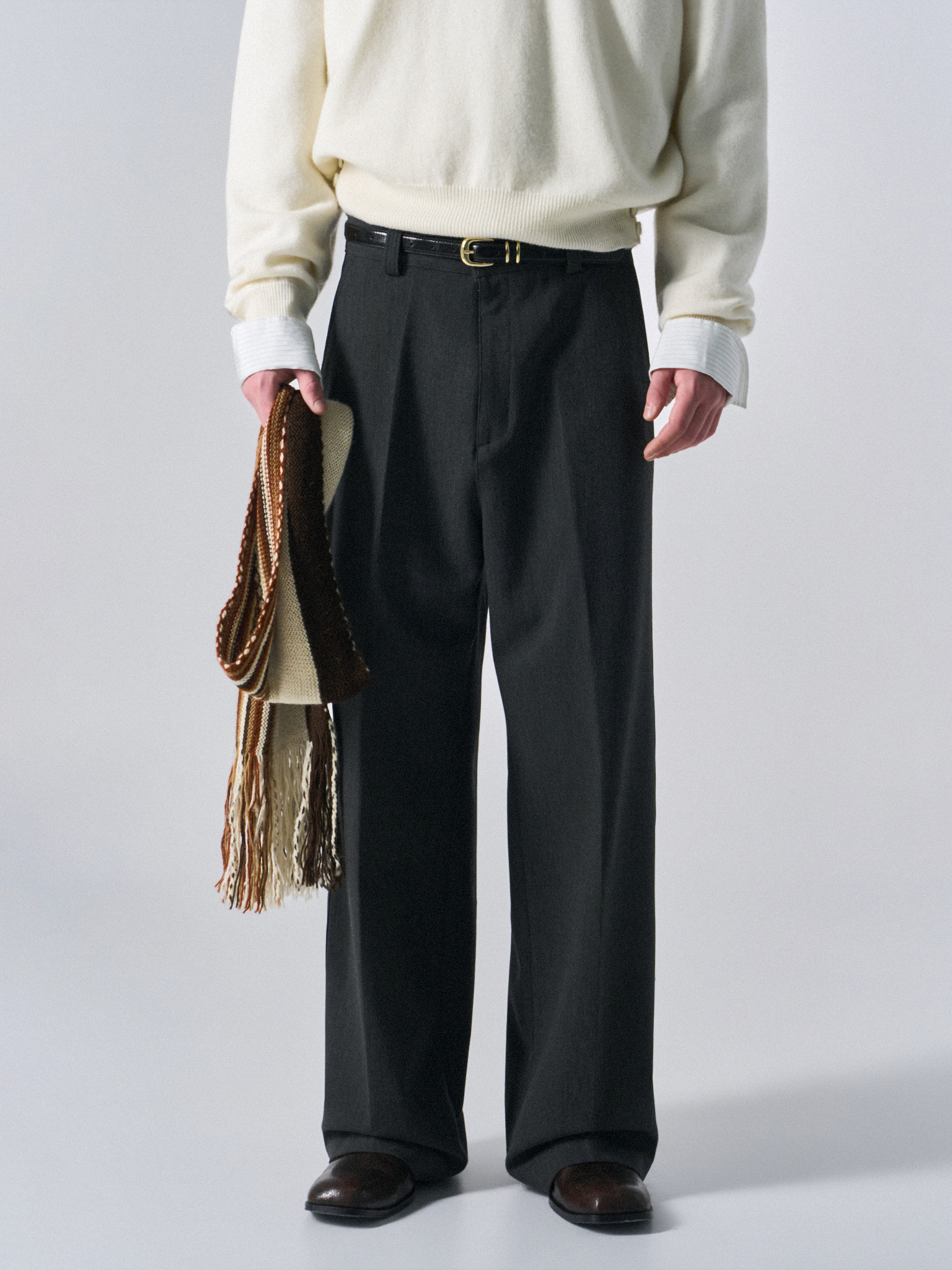 Layne LB wide fit pants slate