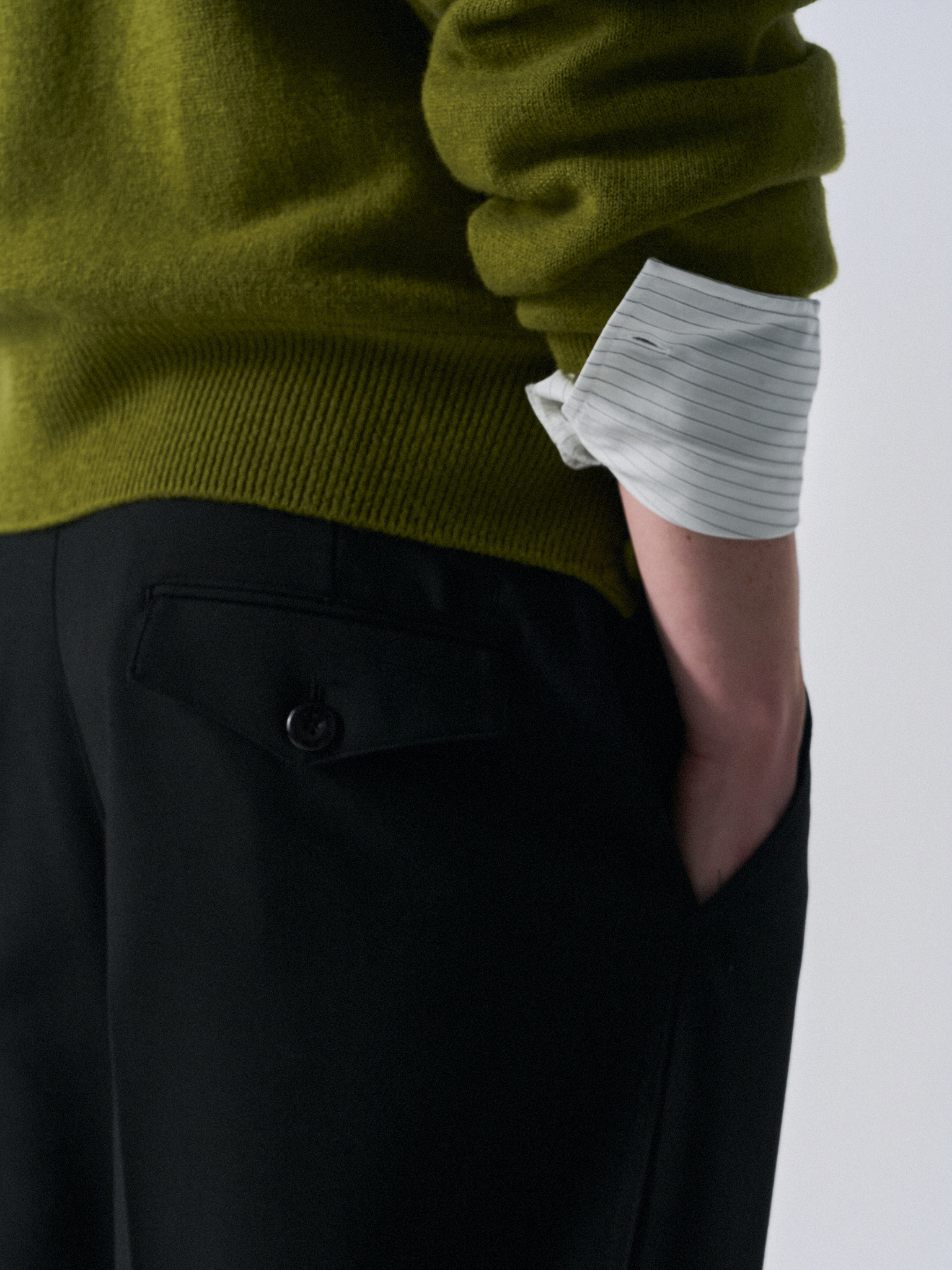Layne LB wide fit pants matte black