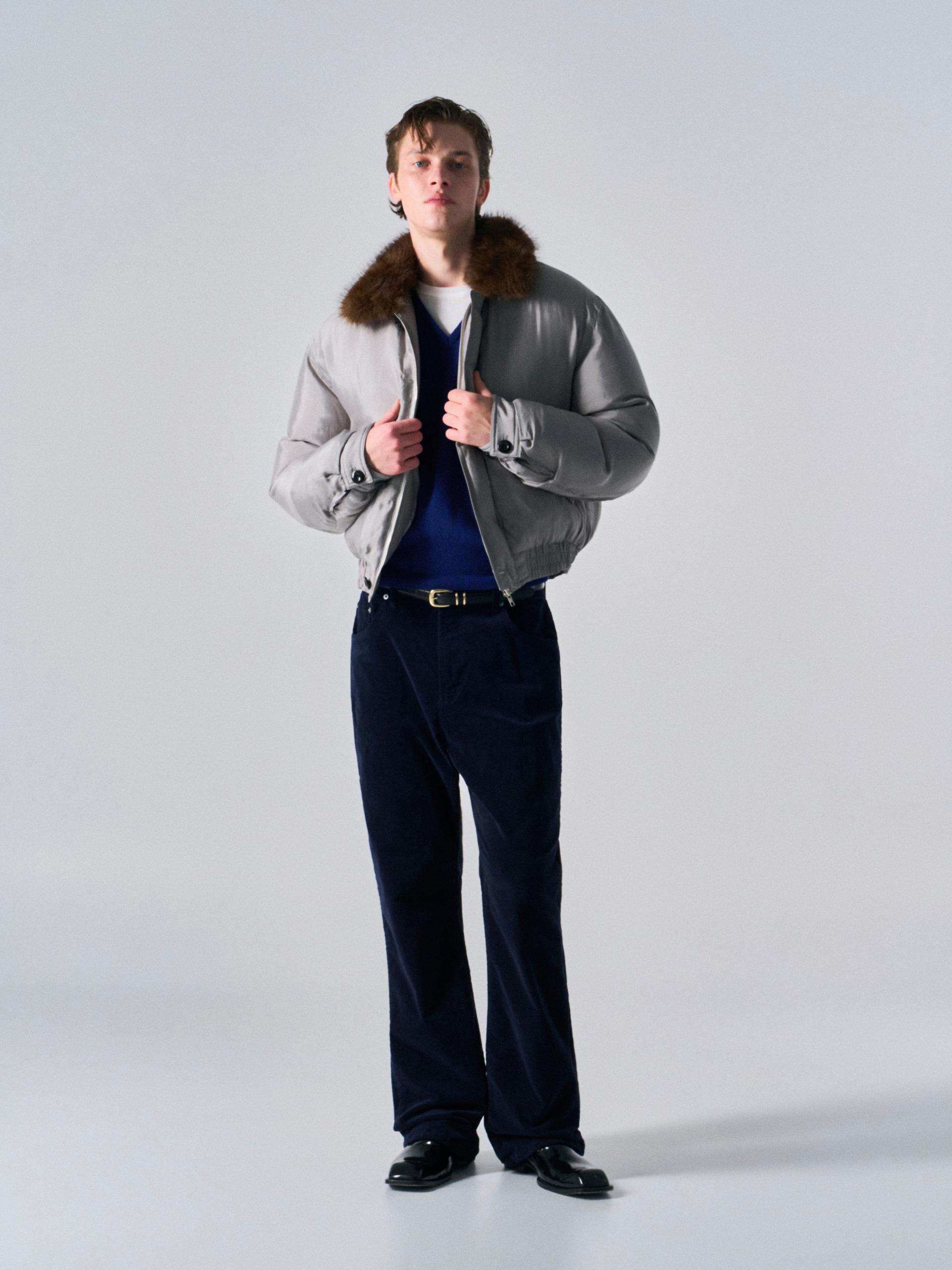 Dover goose down jacket silver