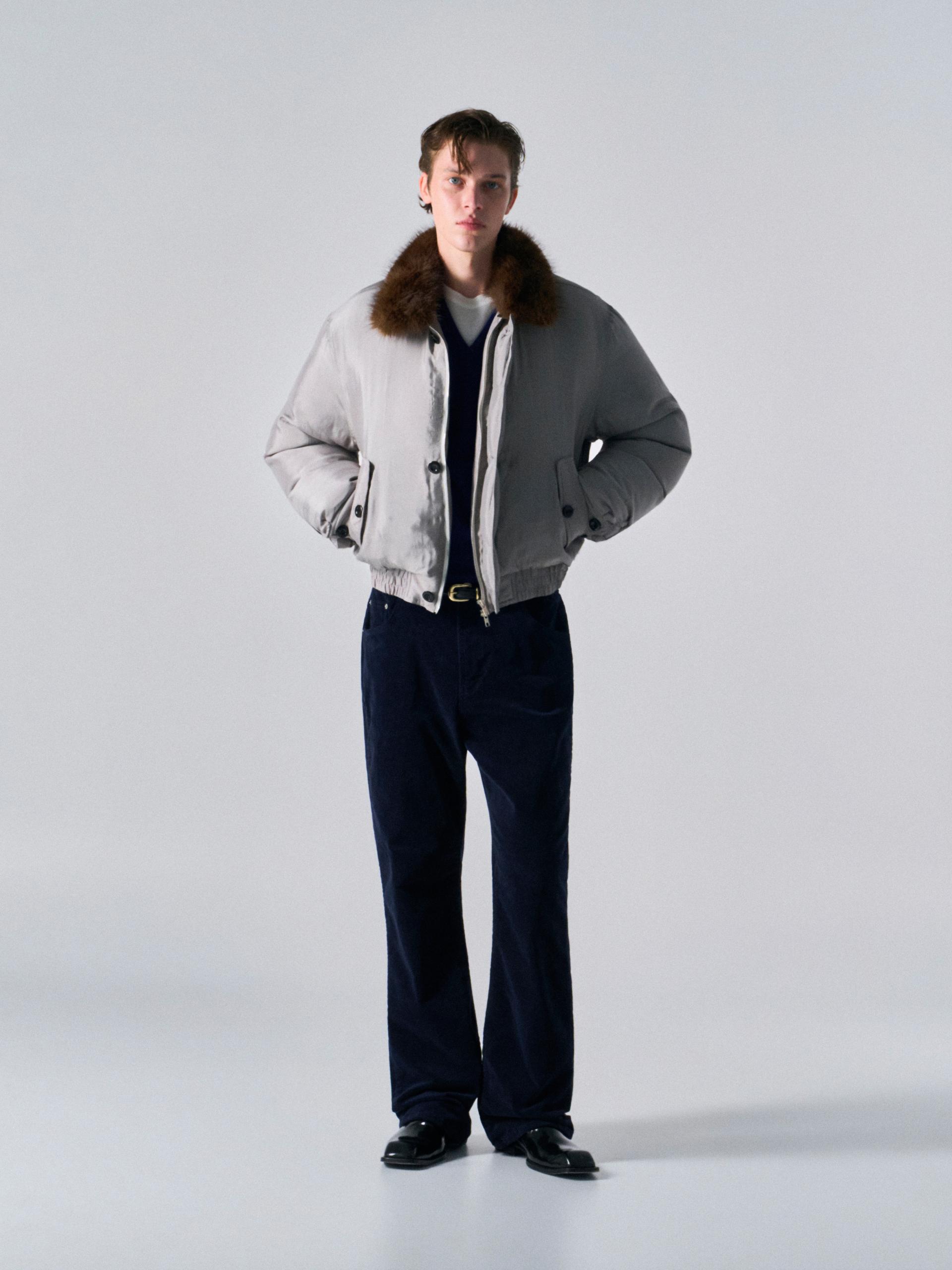Dover goose down jacket silver