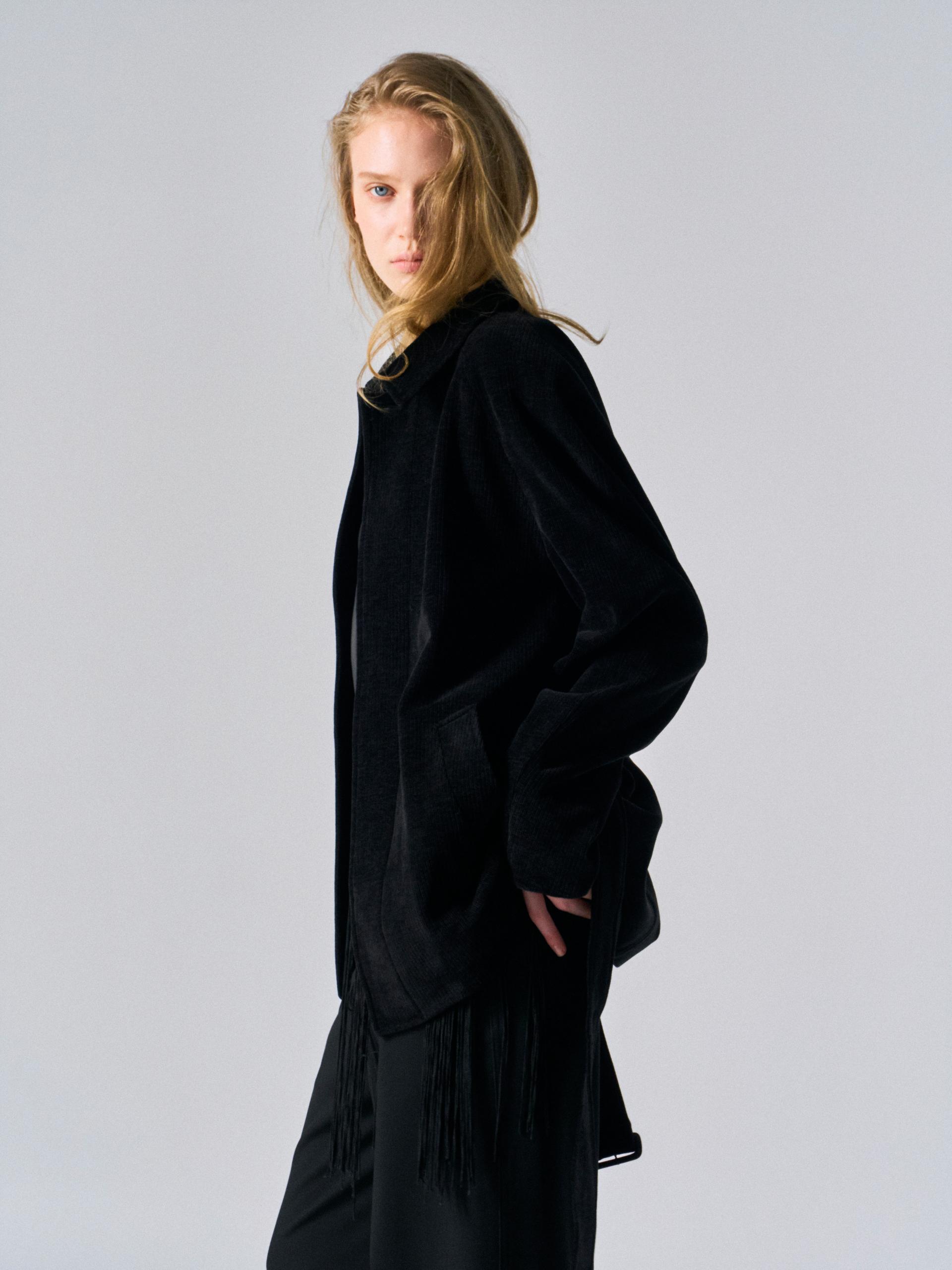 Rene arch raglan half coat black