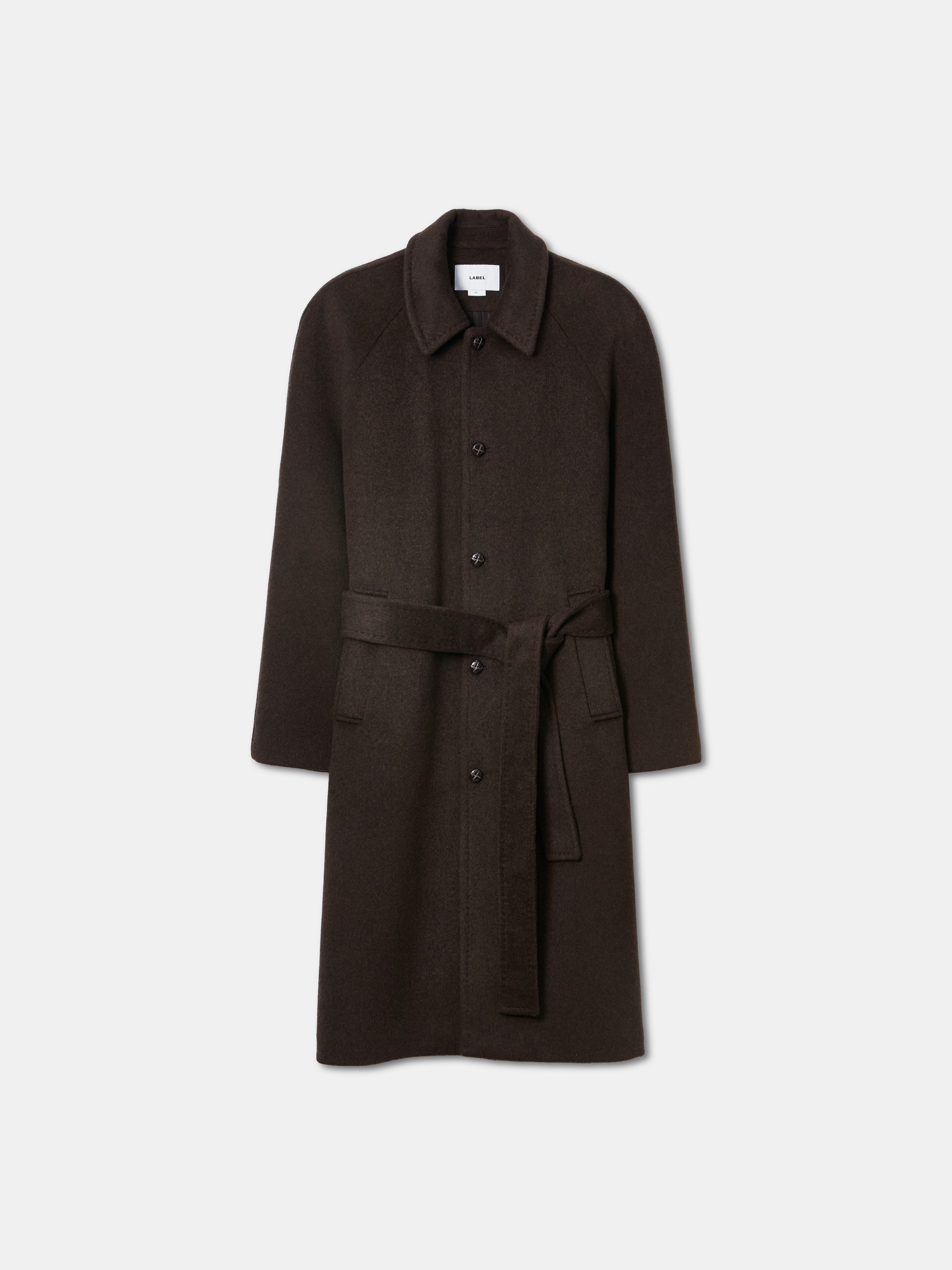 Lawton arch raglan coat cinnamon