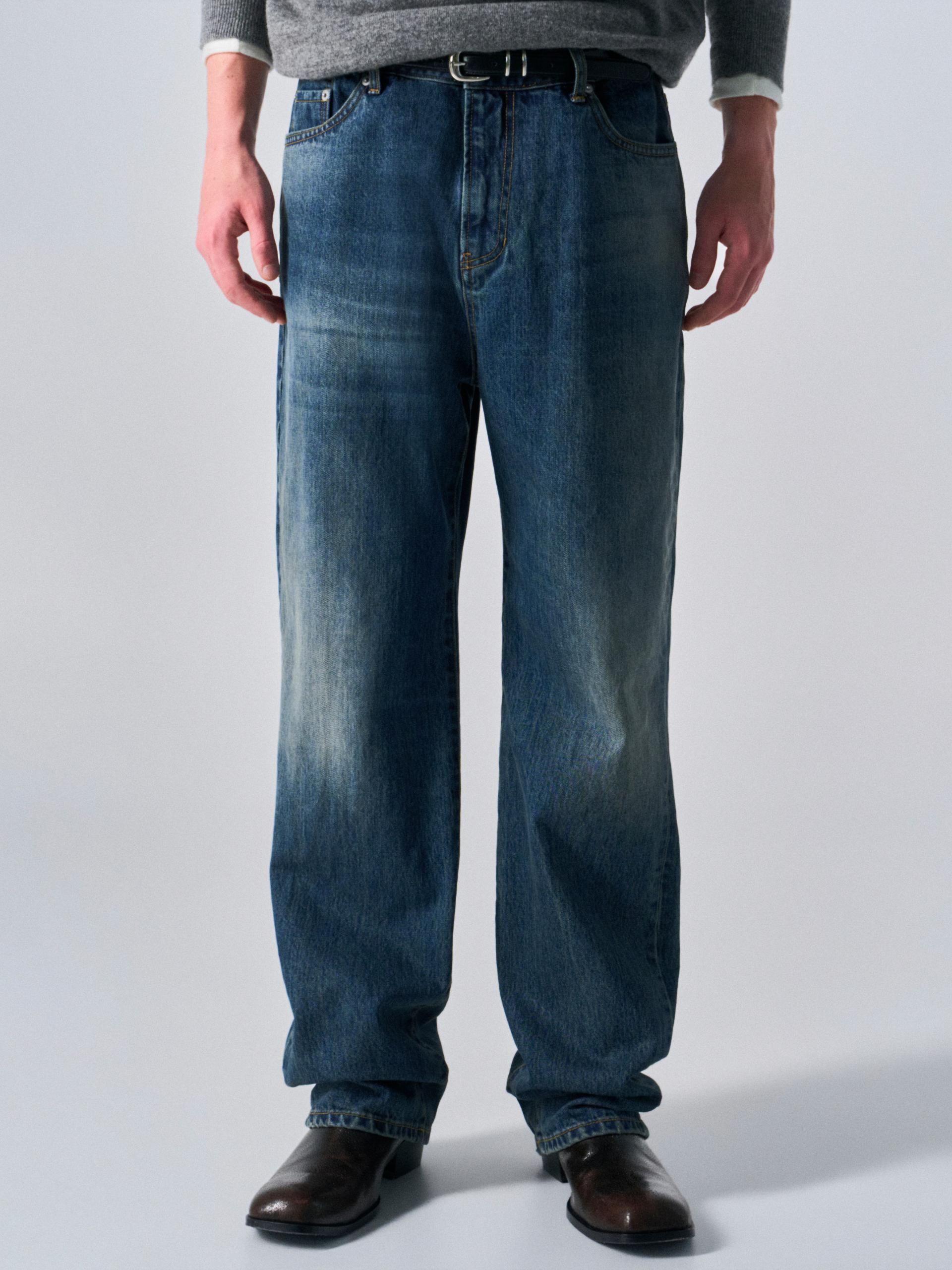 Ashton straight fit jeans vintage blue