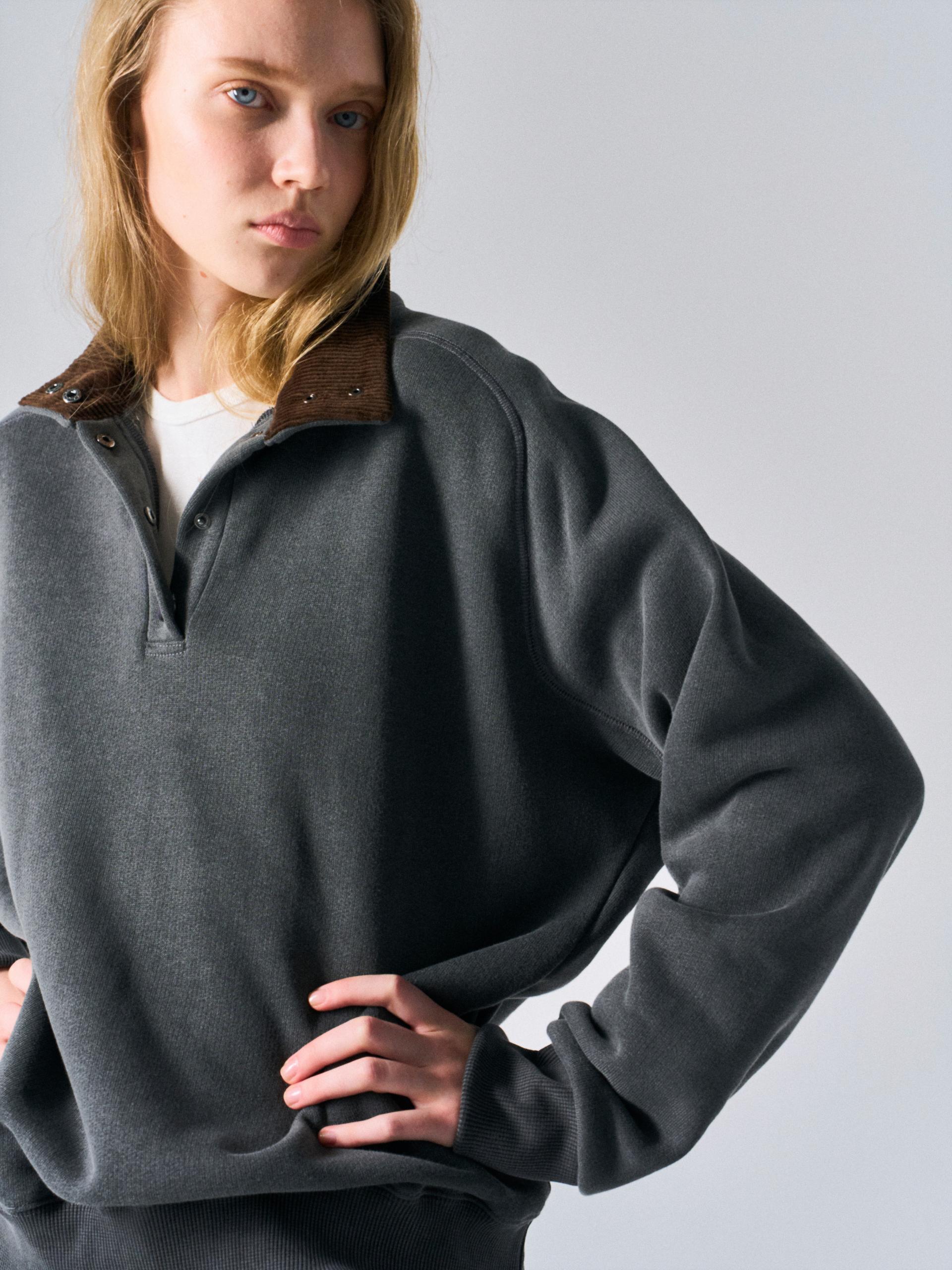 Rumi pullover sweatshirt coal