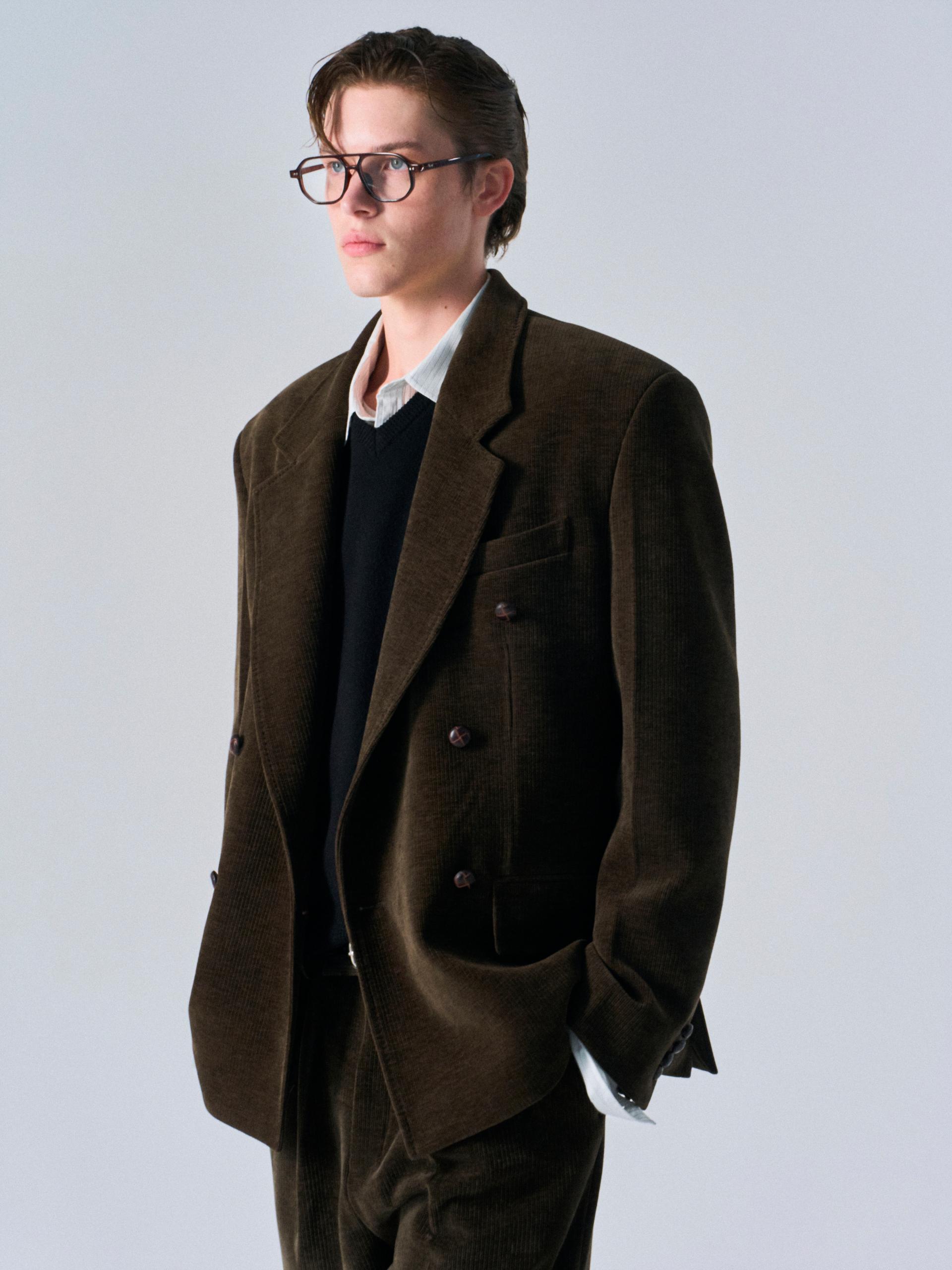 Eden tailored double jacket umber