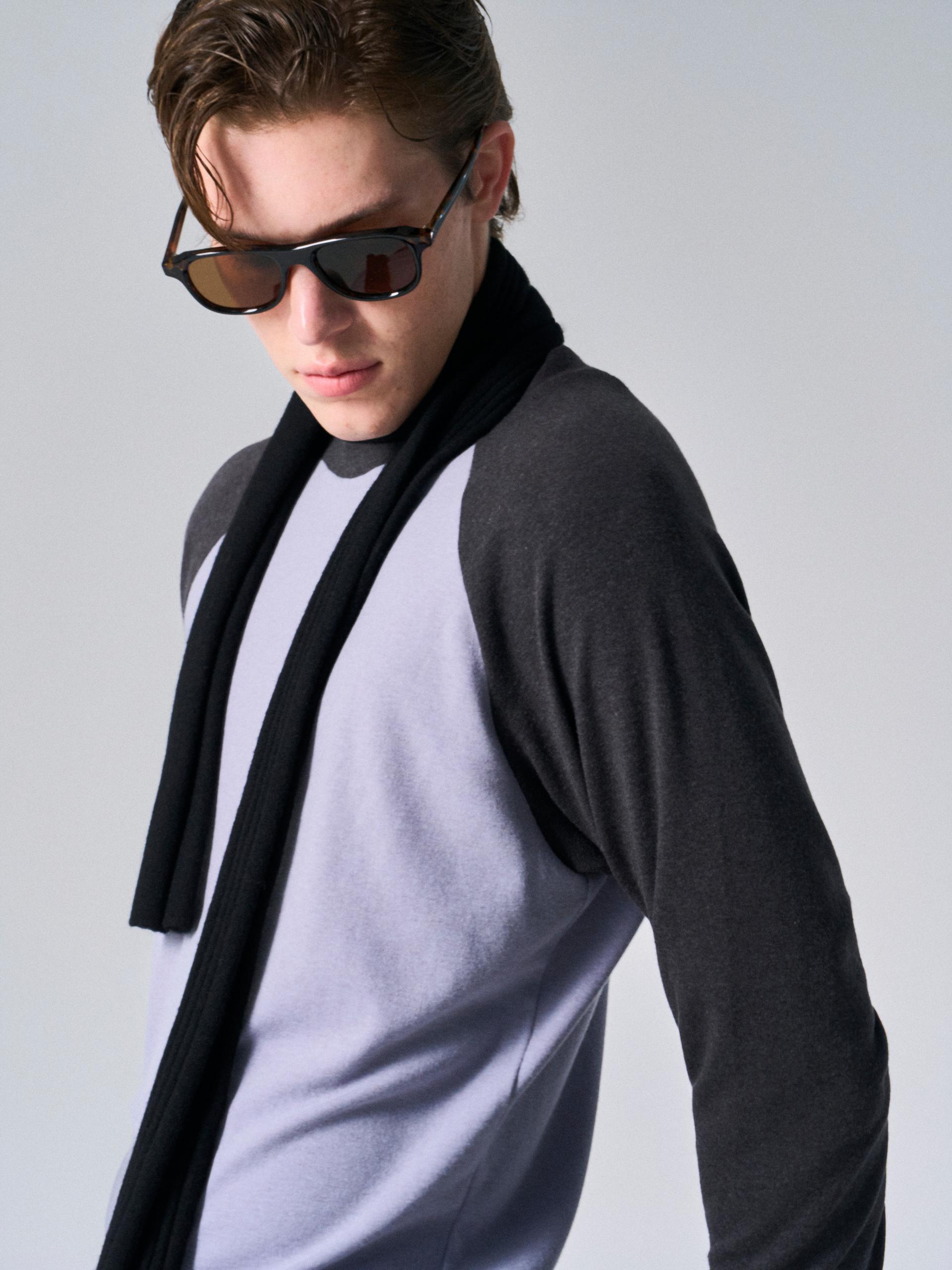 Tatum contrast raglan dusk navy