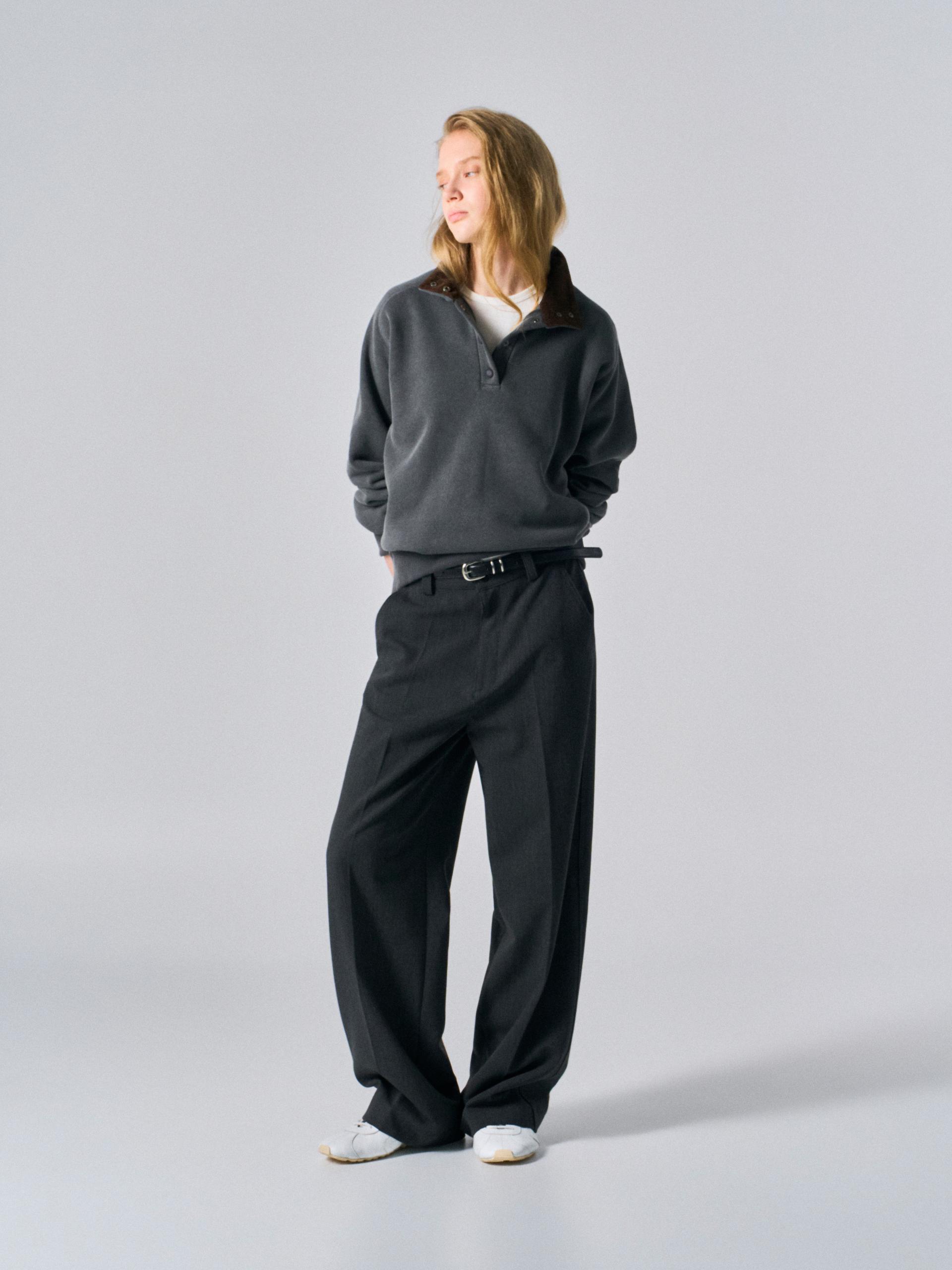 Rumi pullover sweatshirt coal
