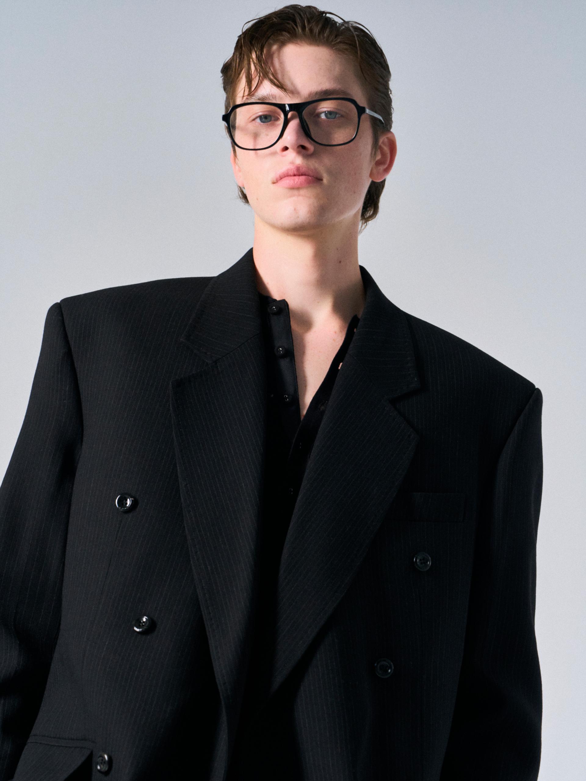 Eden tailored double jacket pin stripe
