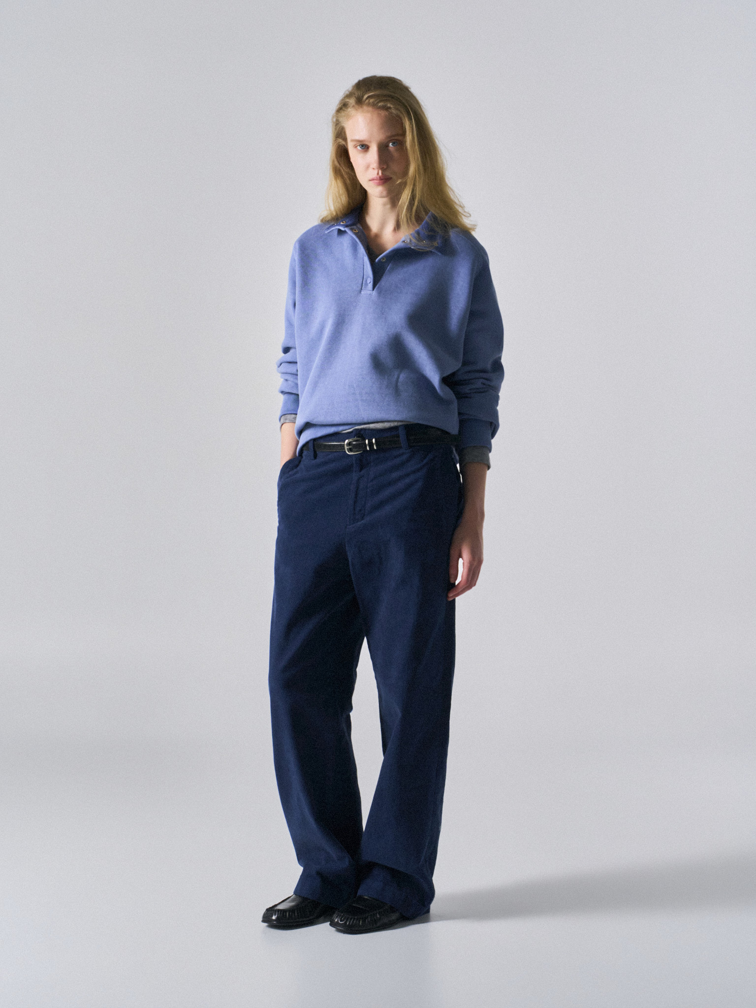 Rumi pullover sweatshirt chalky blue