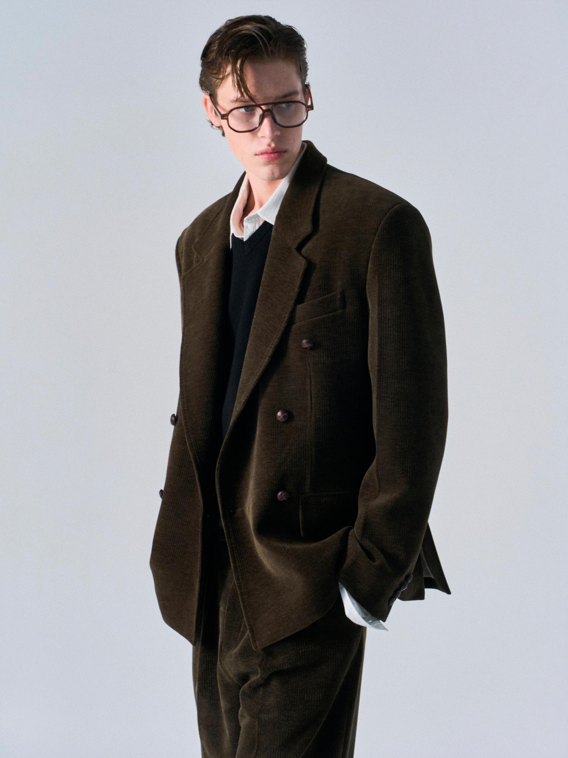 Eden tailored double jacket umber