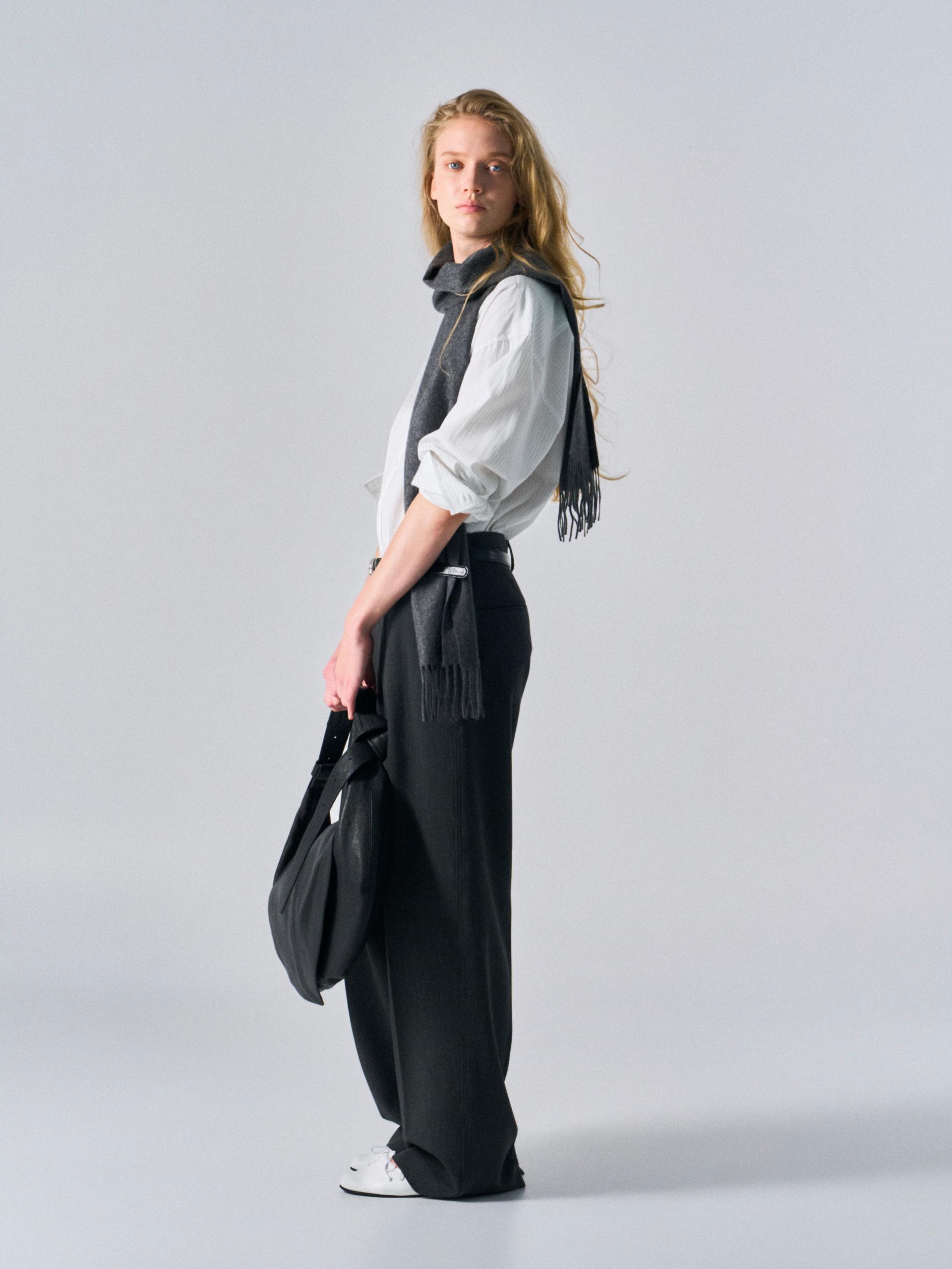 Layne LB wide fit pants slate